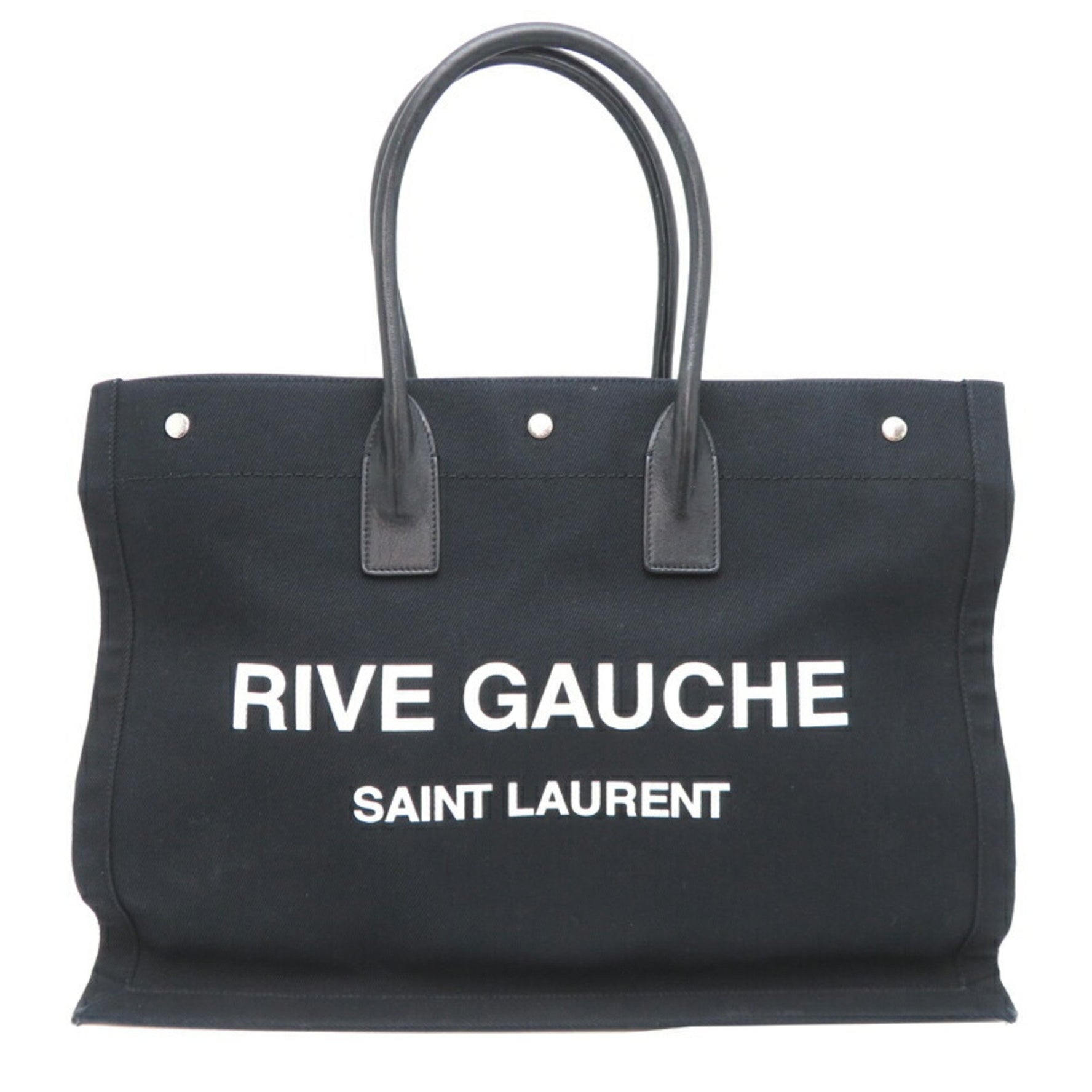 Saint Laurent Rive Gauche and Men's Tote Bag Cotton