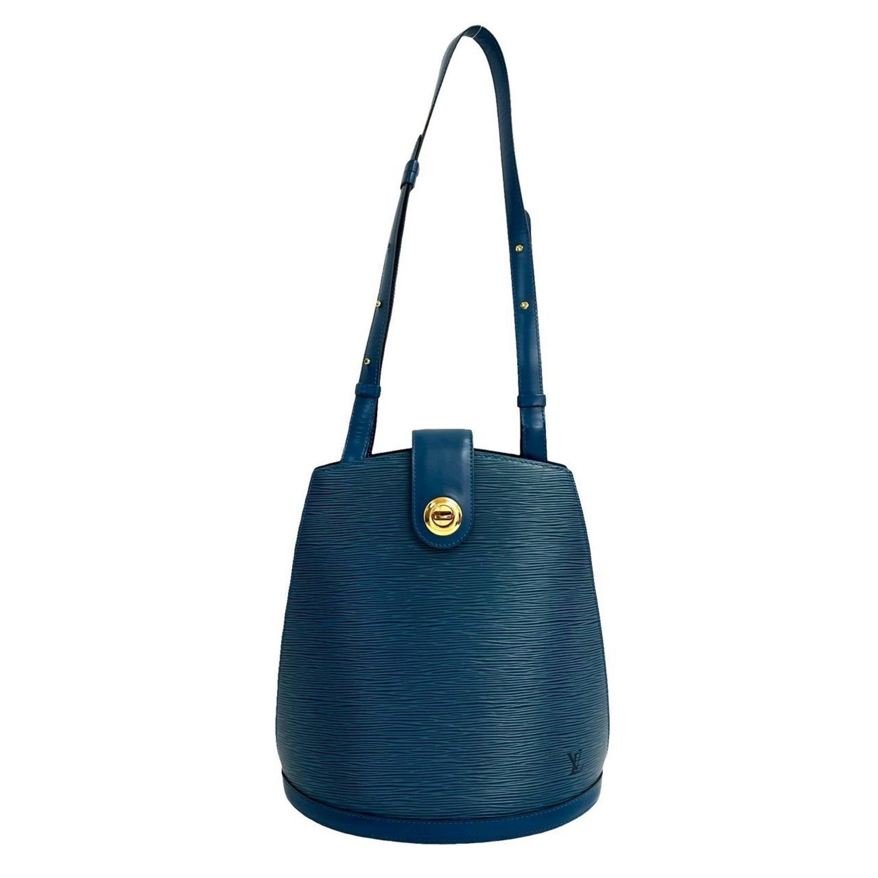 LOUIS VUITTON Cluny Epi Leather One Semi Shoulder Bag Tote Toledo 292-10