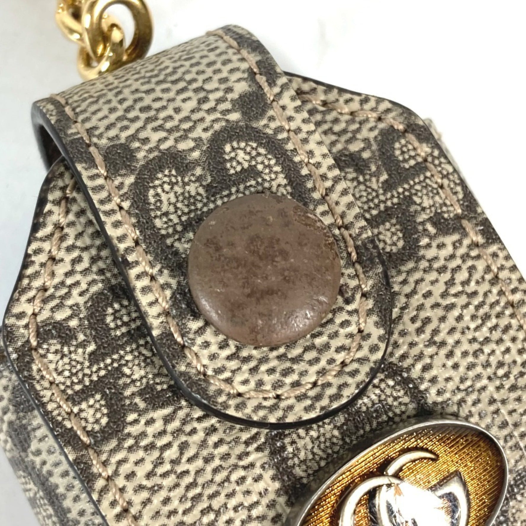 GUCCI GG Offdia Supreme Airpods Case Apple Earphone Leather