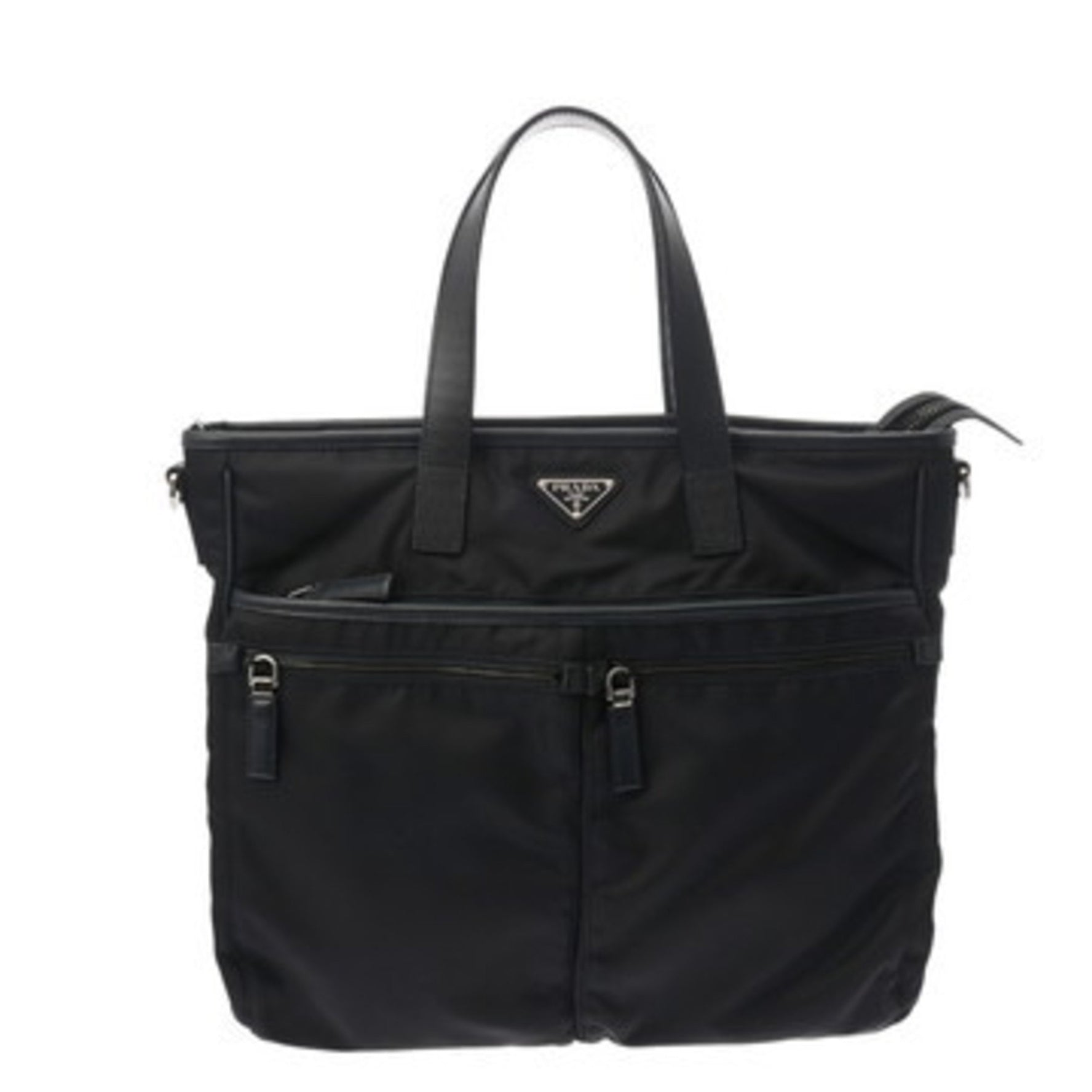 PRADA Tote Bag, Tessuto/Saffiano Leather Handbag
