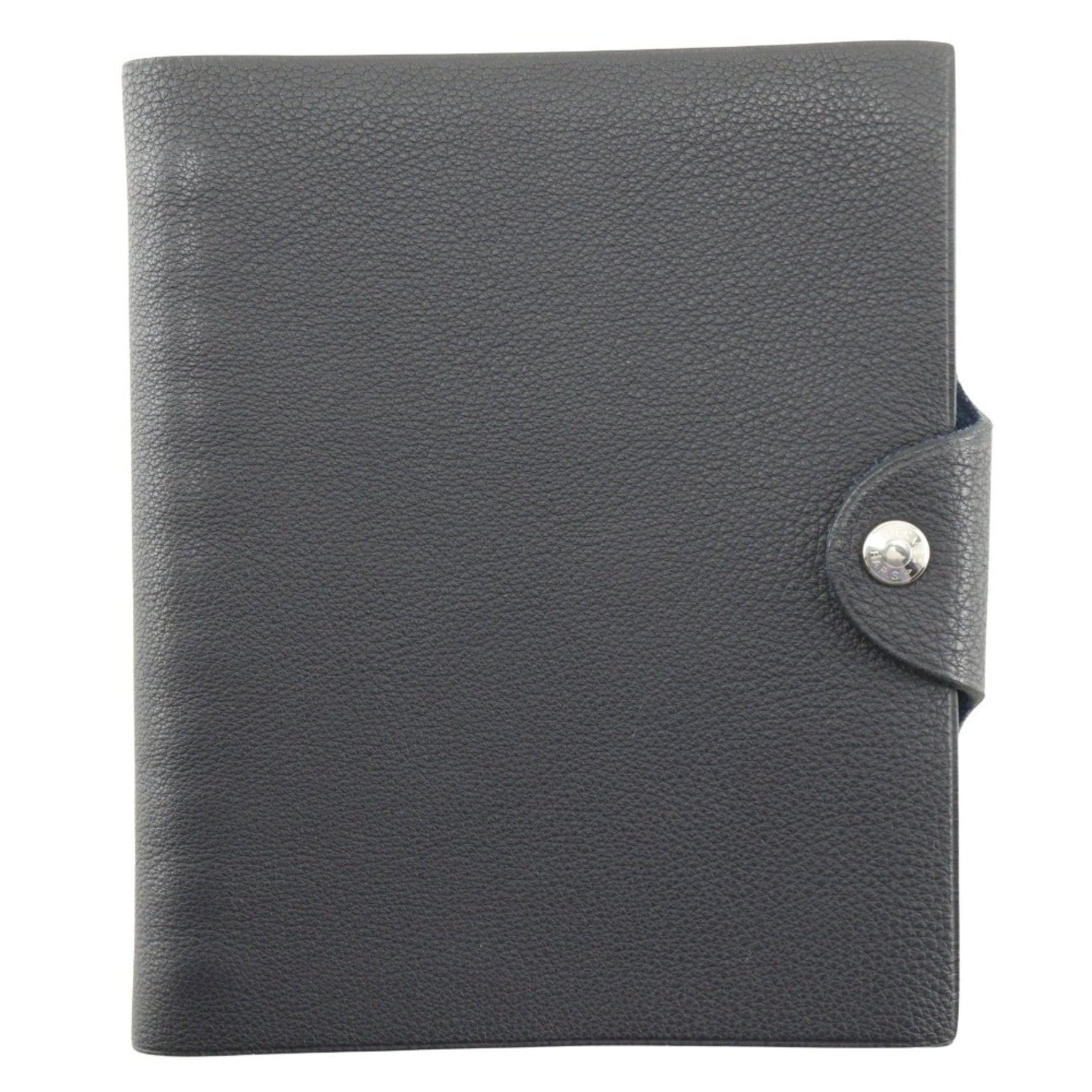 Hermes Yuris PM Planner Cover Note Togo 2002 Blue □F Snap Button _