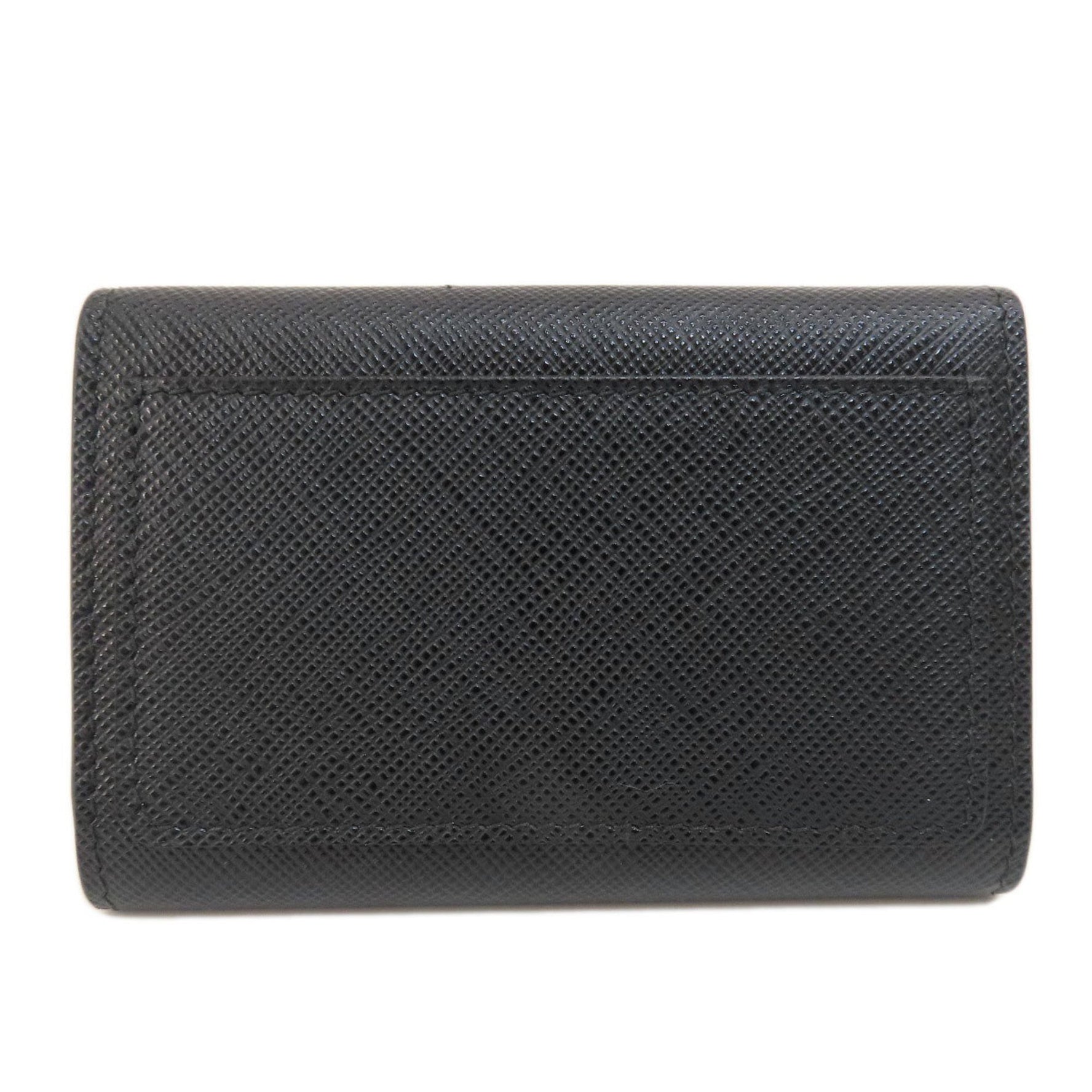 Prada Saffiano metal key case leather