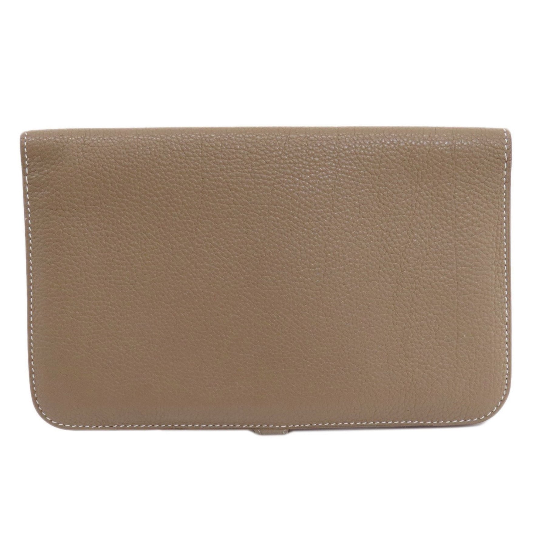 Hermes Dogon Duo GM Etoupe Long Wallet Togo