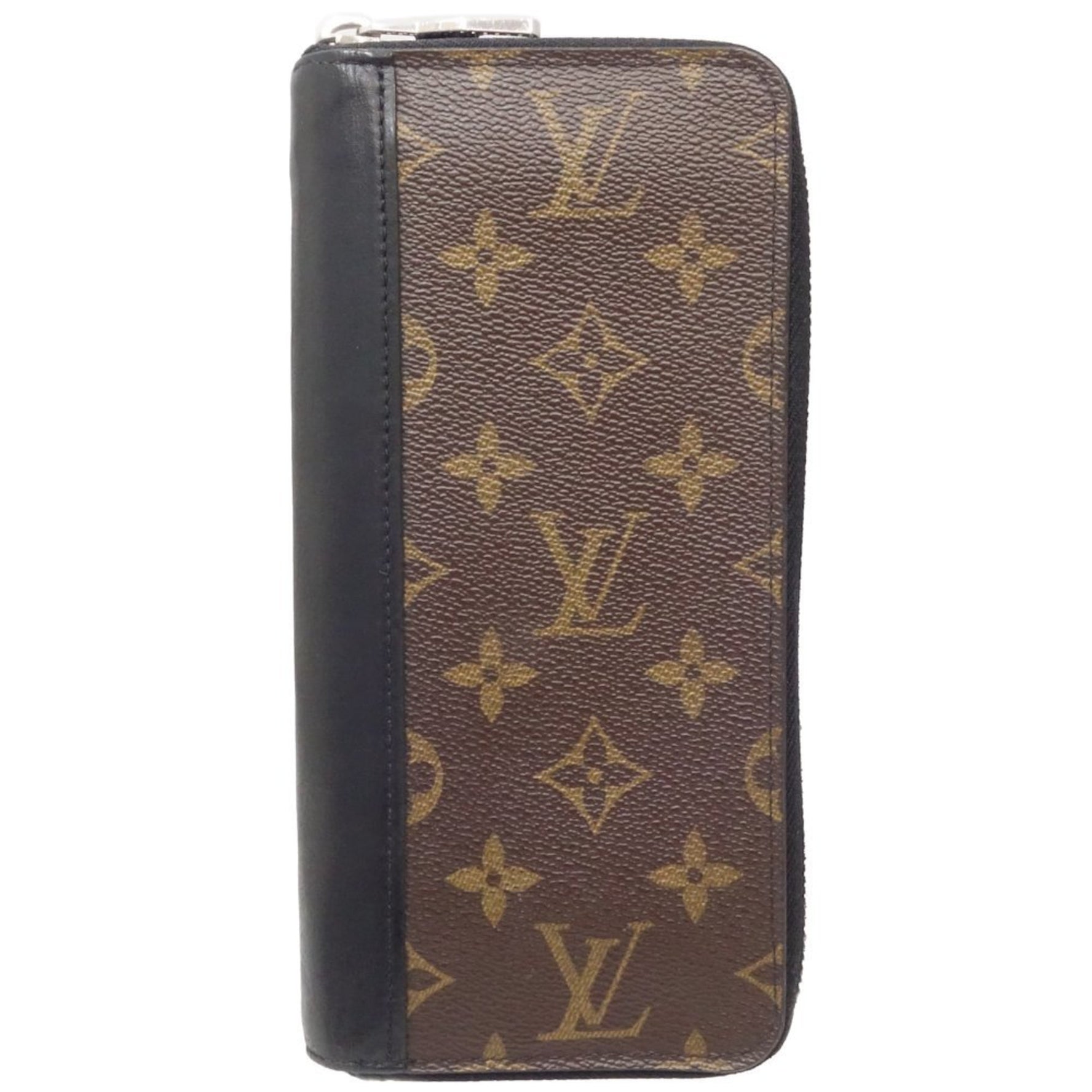 Louis Vuitton Zippy Wallet Vertical Long Brown Black