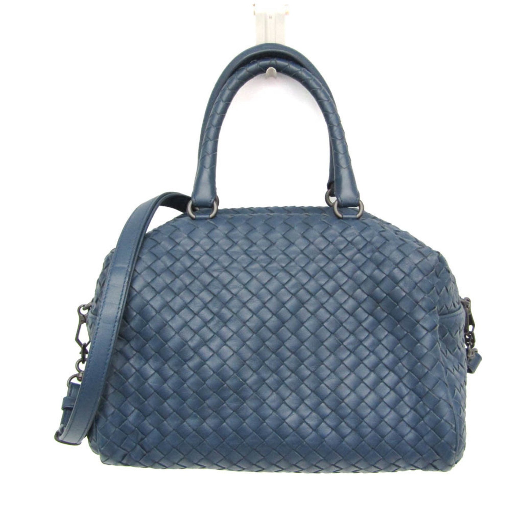 Bottega Veneta Intrecciato Small Boston Bag Women,Men Leather Handbag,Shoulder Bag