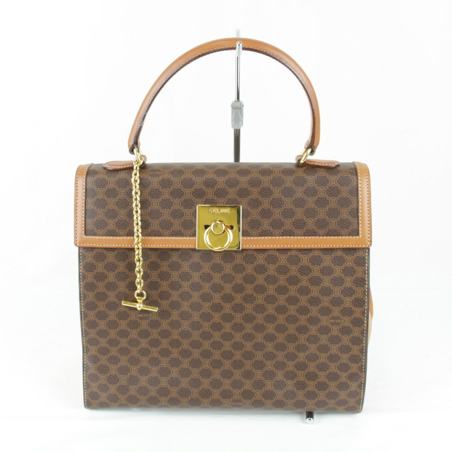 CELINE Macadam handbag, coated canvas