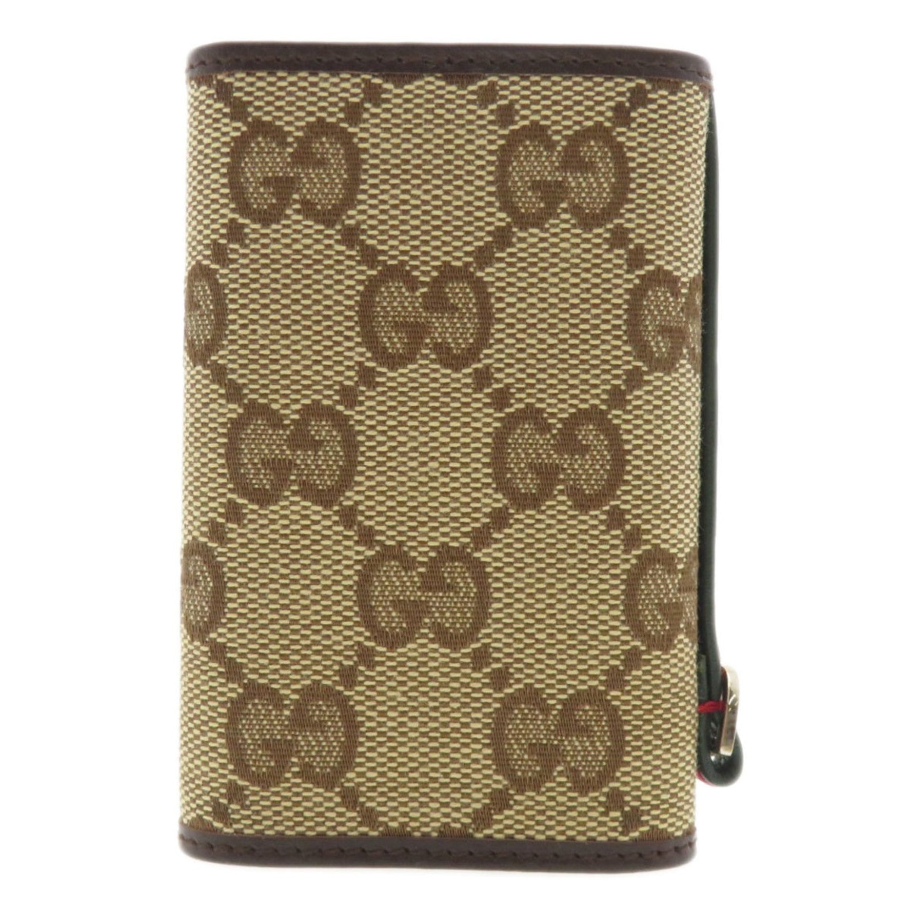 Gucci GG Key Case Canvas Leather