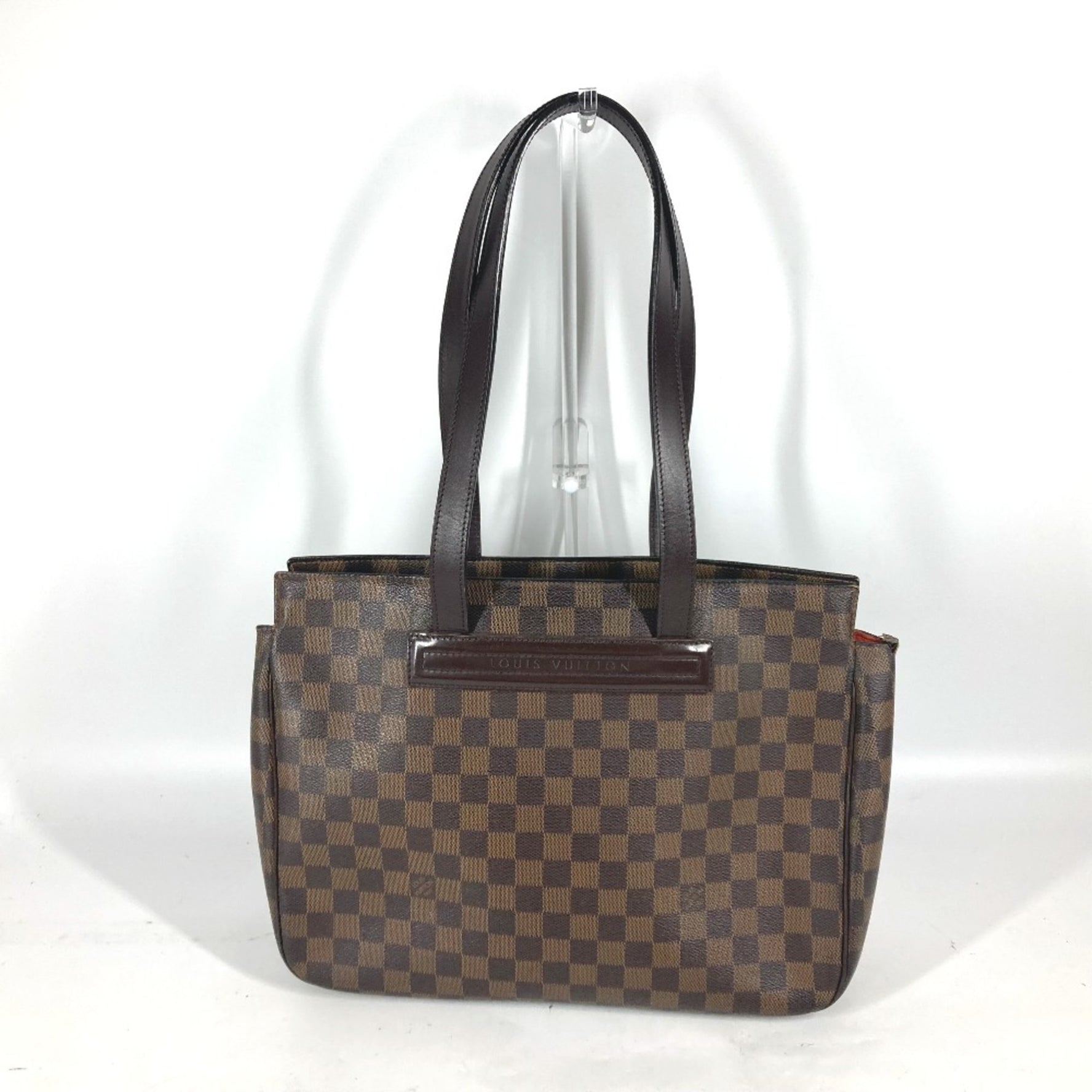 Louis Vuitton Parioli PM Shoulder Bag Tote Damier Canvas Ebene