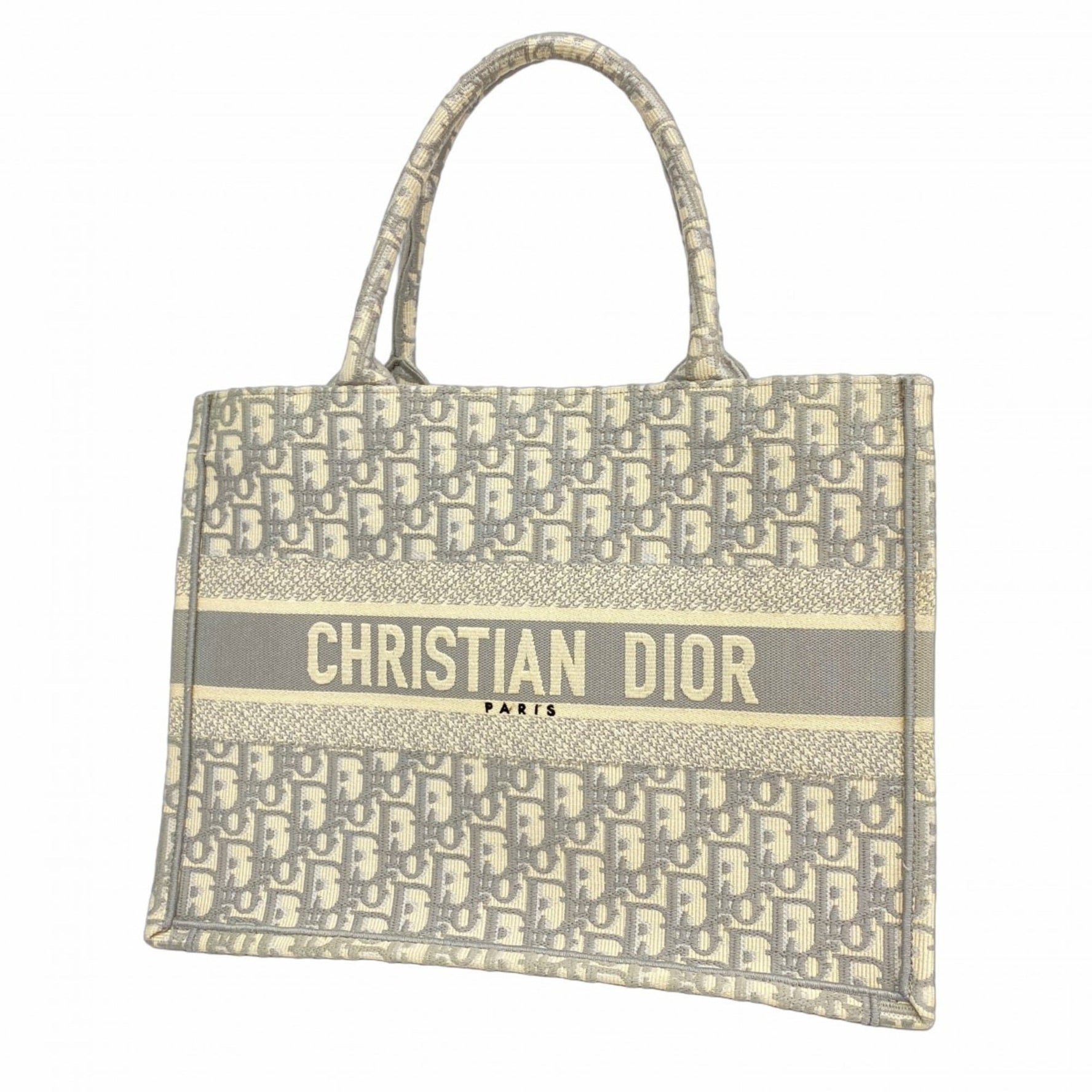 Christian Dior Book Tote Canvas Bag
