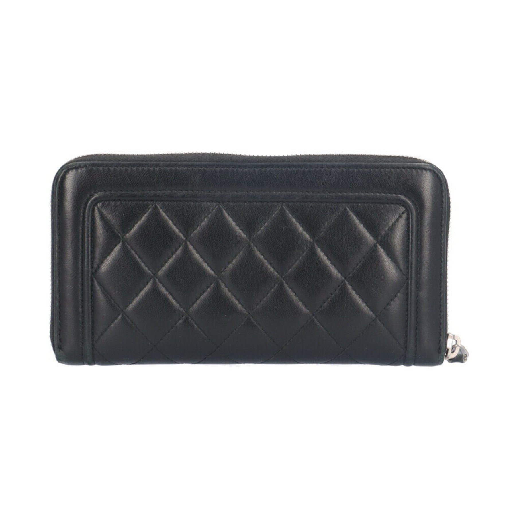 CHANEL Matelasse Long Wallet, Lambskin
