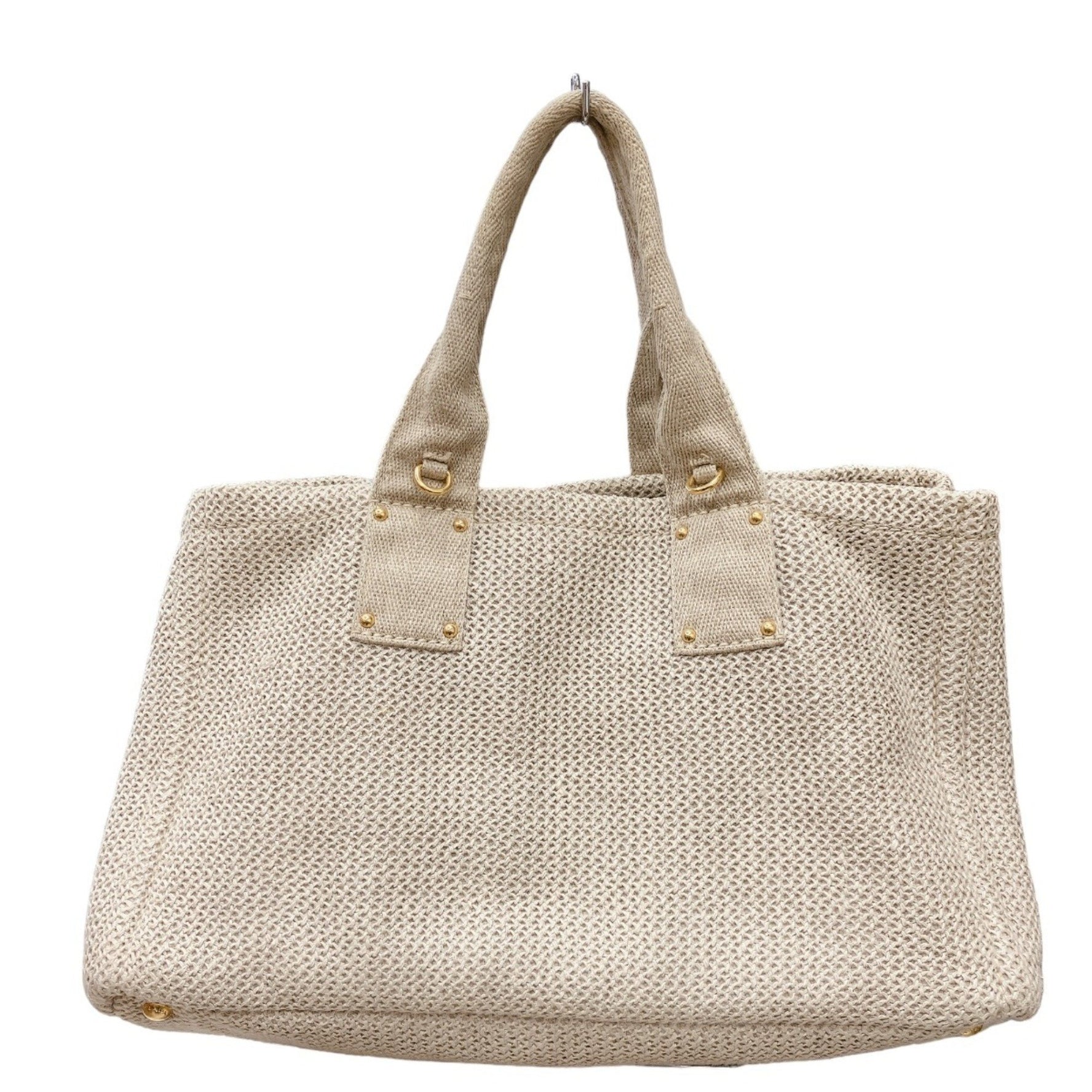PRADA Tote Bag Canvas Canapa