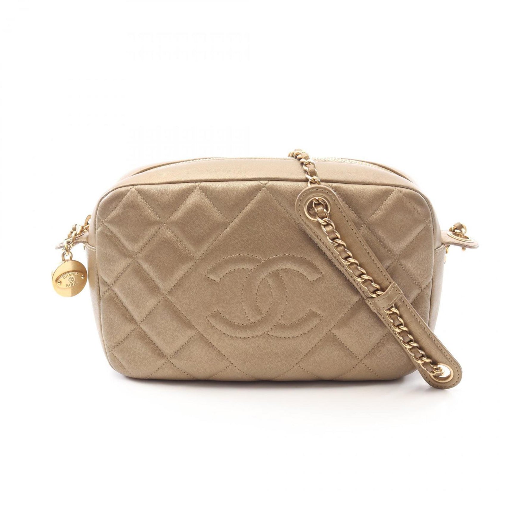 CHANEL Matelasse Camera Bag Shoulder in Lambskin Leather