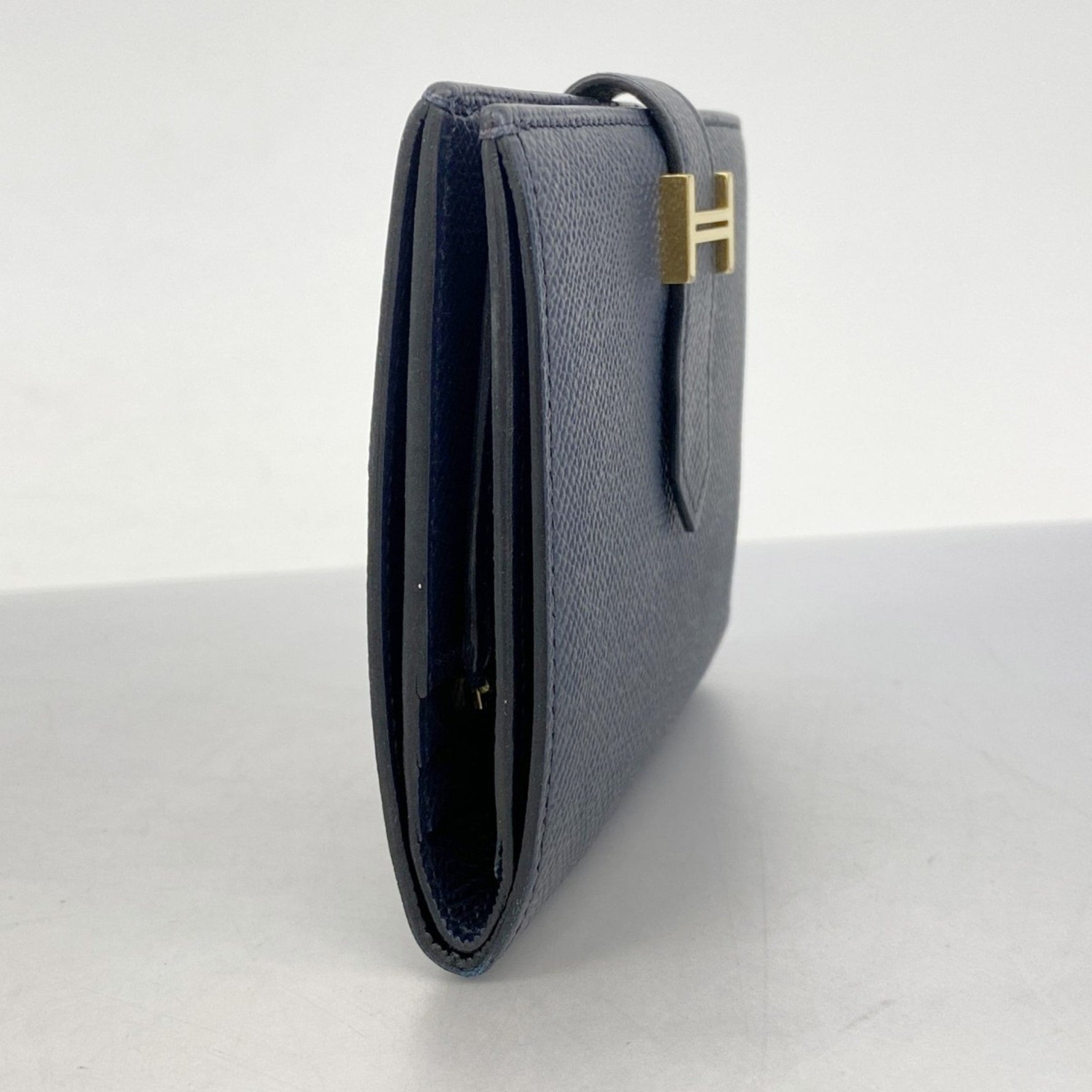 Hermes Hermès Bearn Compact Wallet, Epsom Leather, Z Stamp