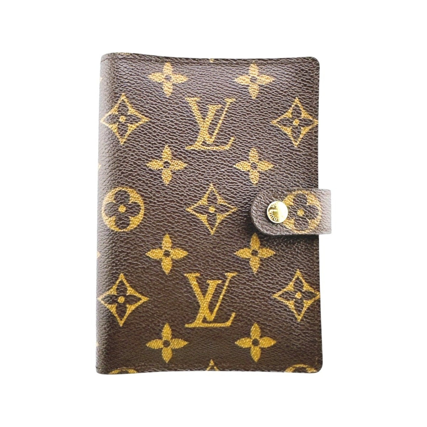Louis Vuitton Notebook Cover Case Monogram Agenda PM Canvas