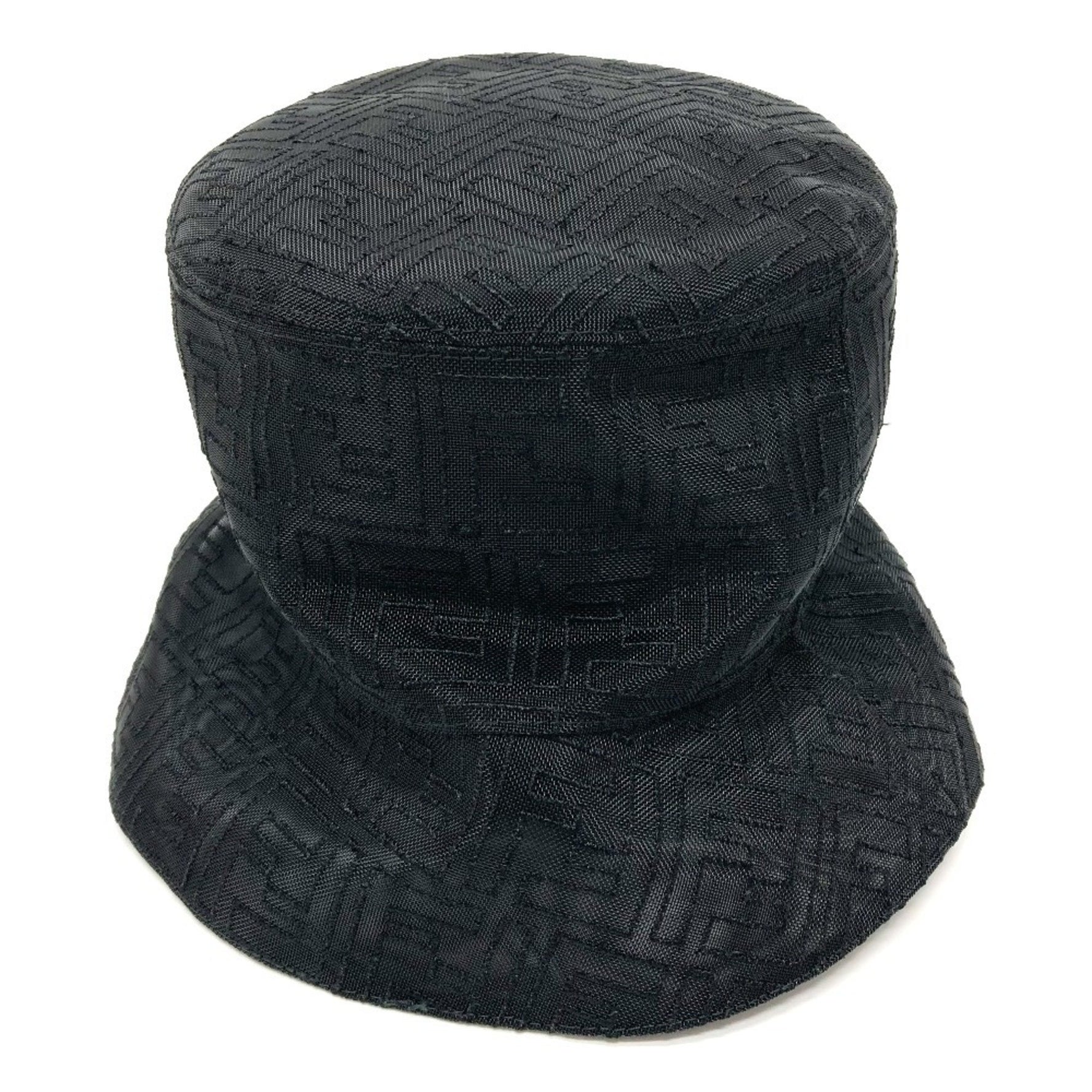 FENDI FF Zucca pattern mesh bucket hat, nylon, men's