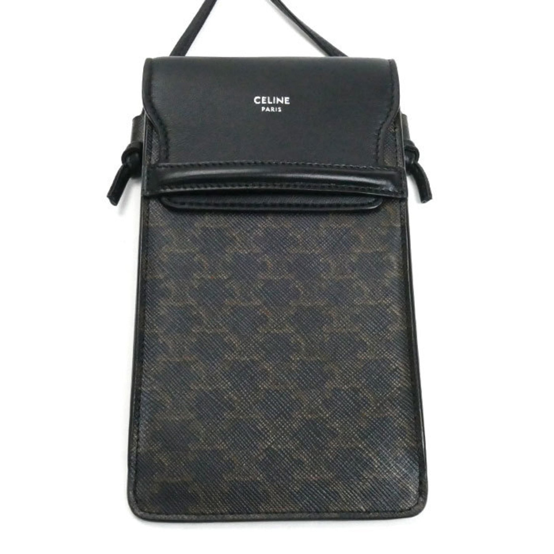 CELINE Flap Mobile Pouch Shoulder Bag