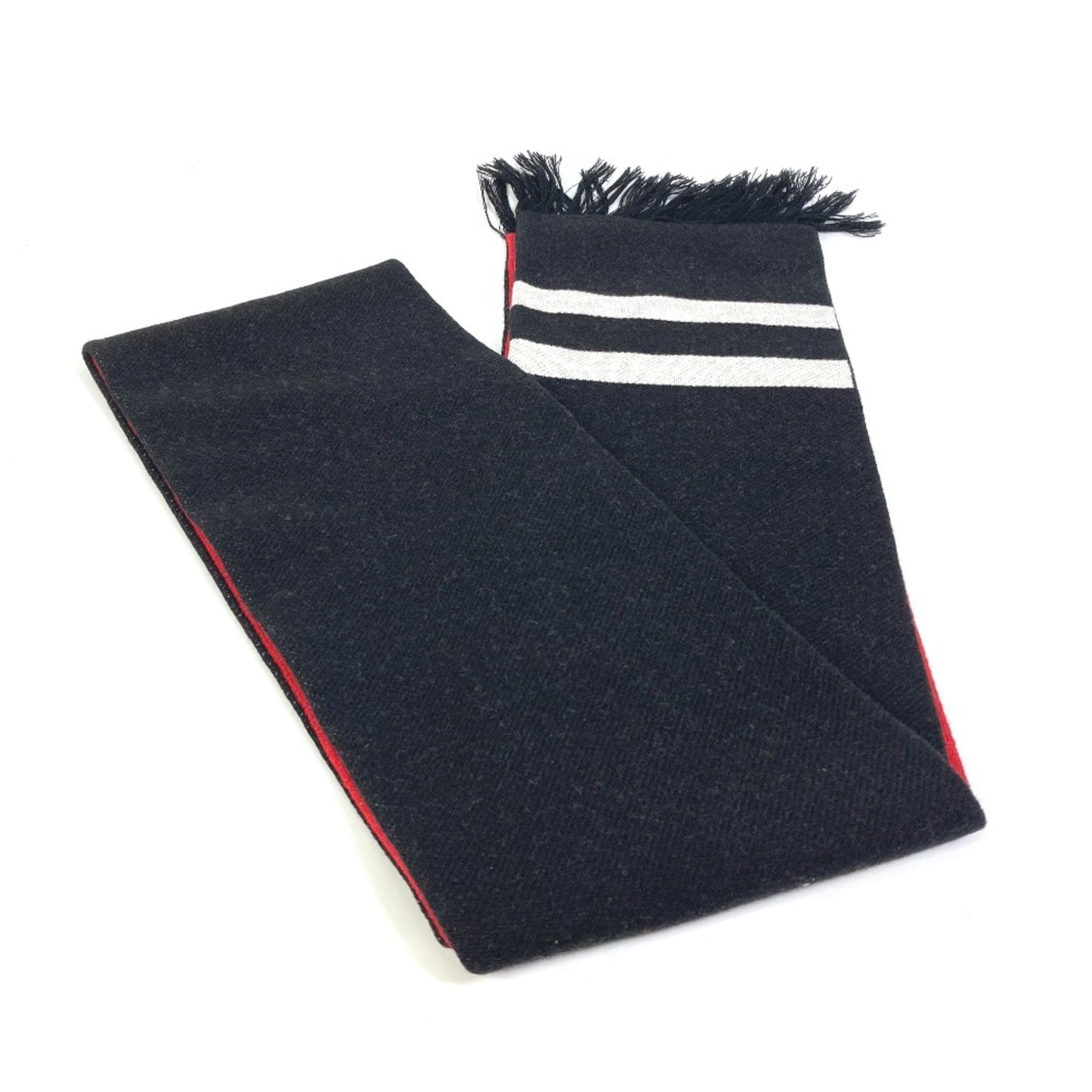 Gucci BE LOVED Logo fringe Scarf Red