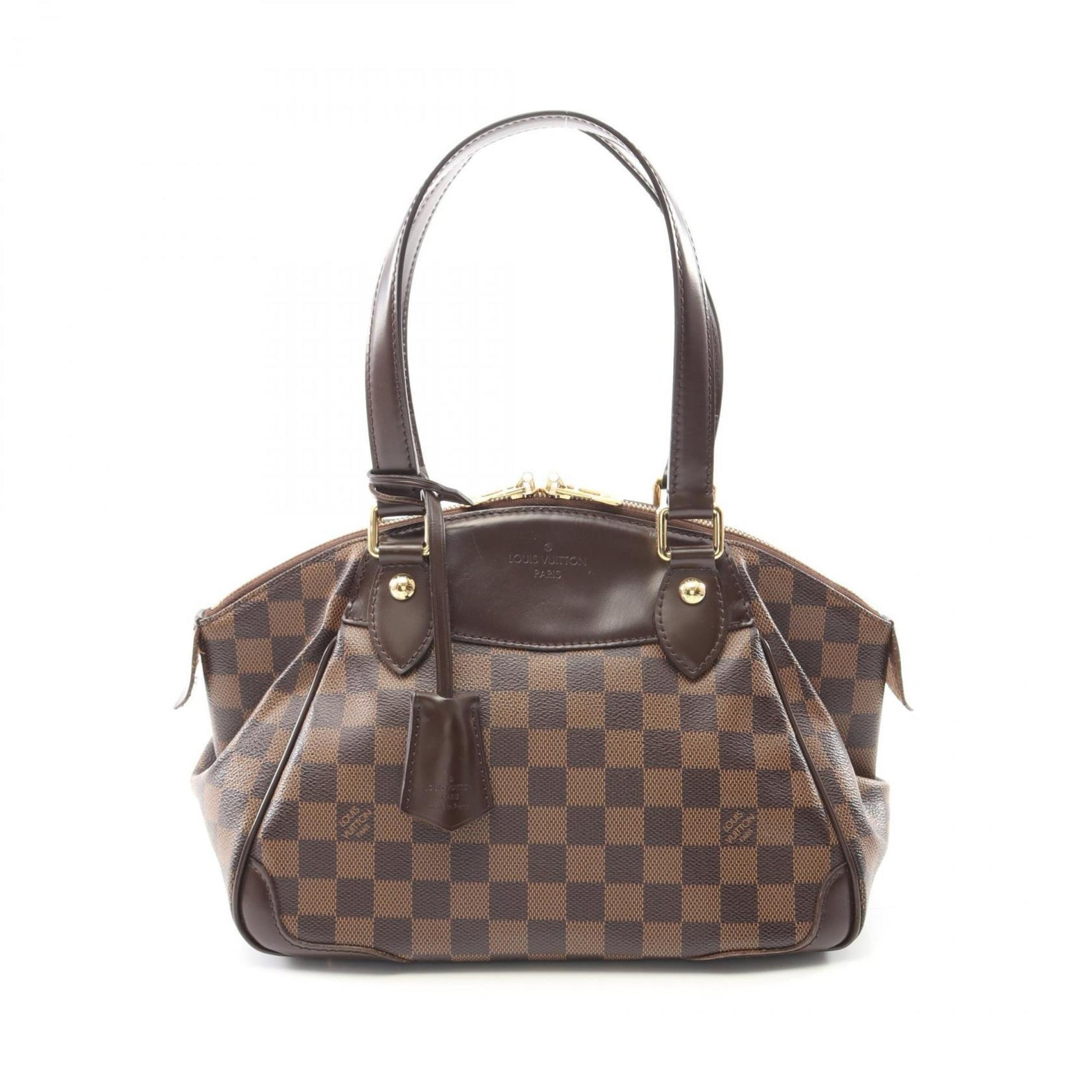 Louis Vuitton Verona PM Shoulder Bag, Coated Canvas, Leather, Damier