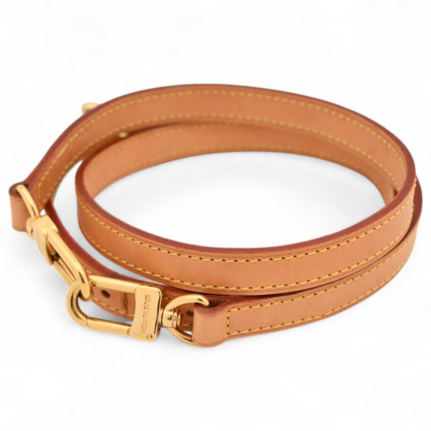 Louis Vuitton Shoulder Strap in Natural Leather