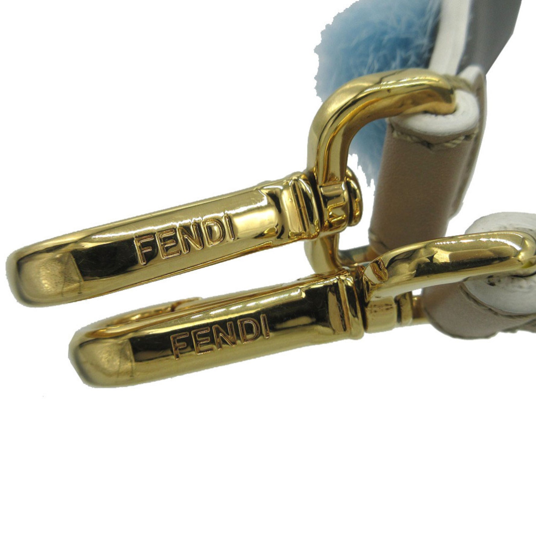 Fendi Strap You Fur Shoulder Leather/Fox Multicolor 0568