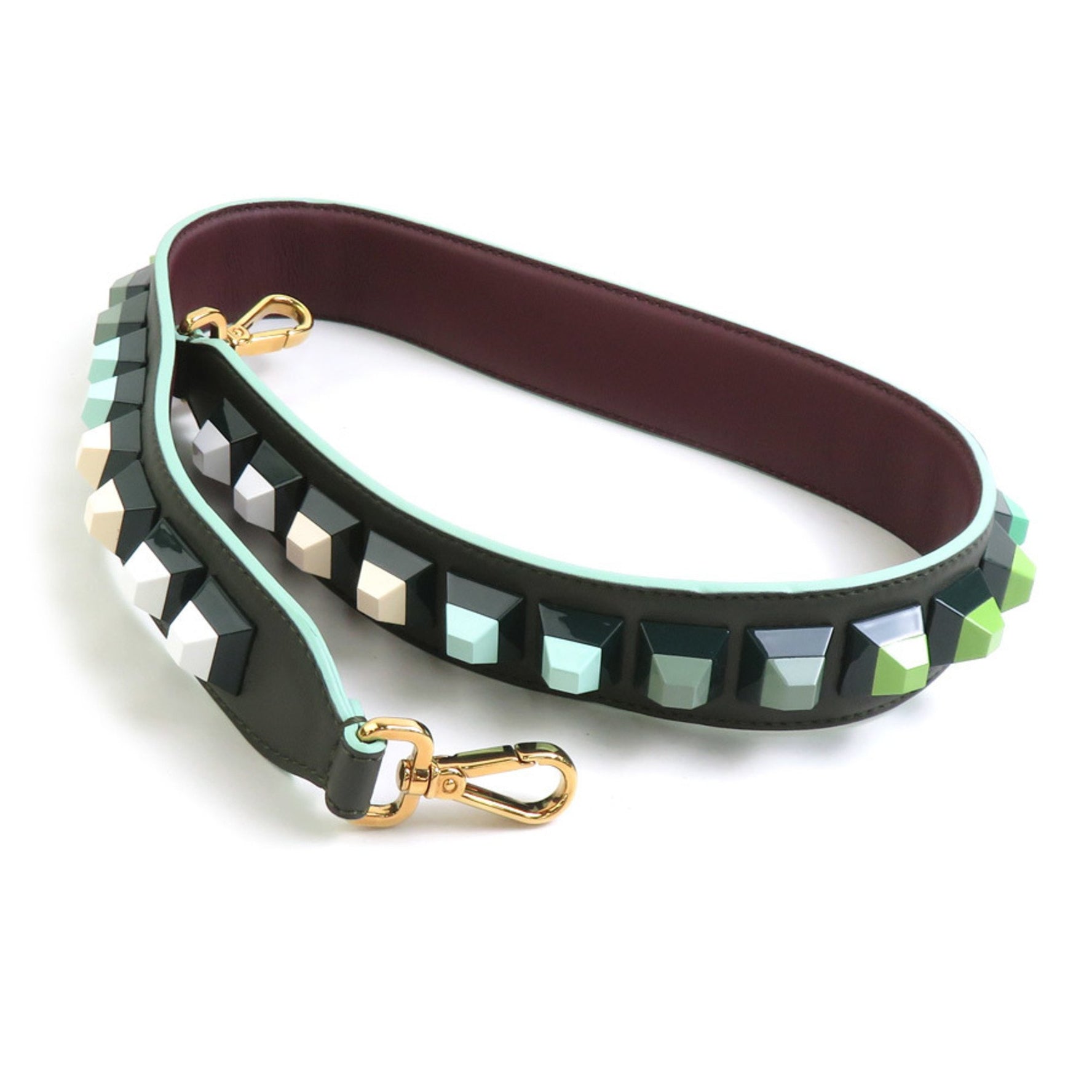 FENDI Shoulder Strap You Leather Metal