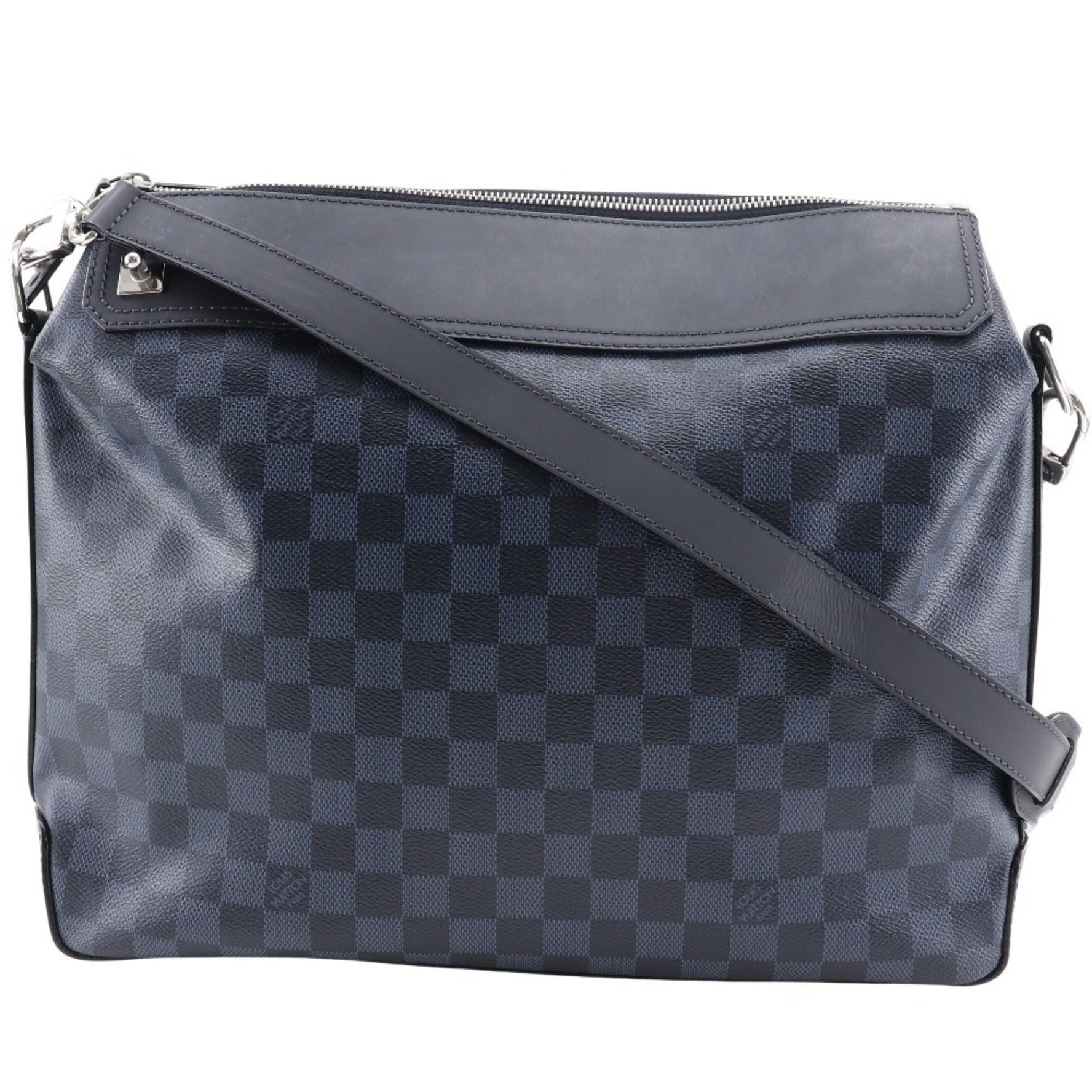 Louis Vuitton Greenwich Shoulder Bag x Damier Cobalt 2014 Black/Navy