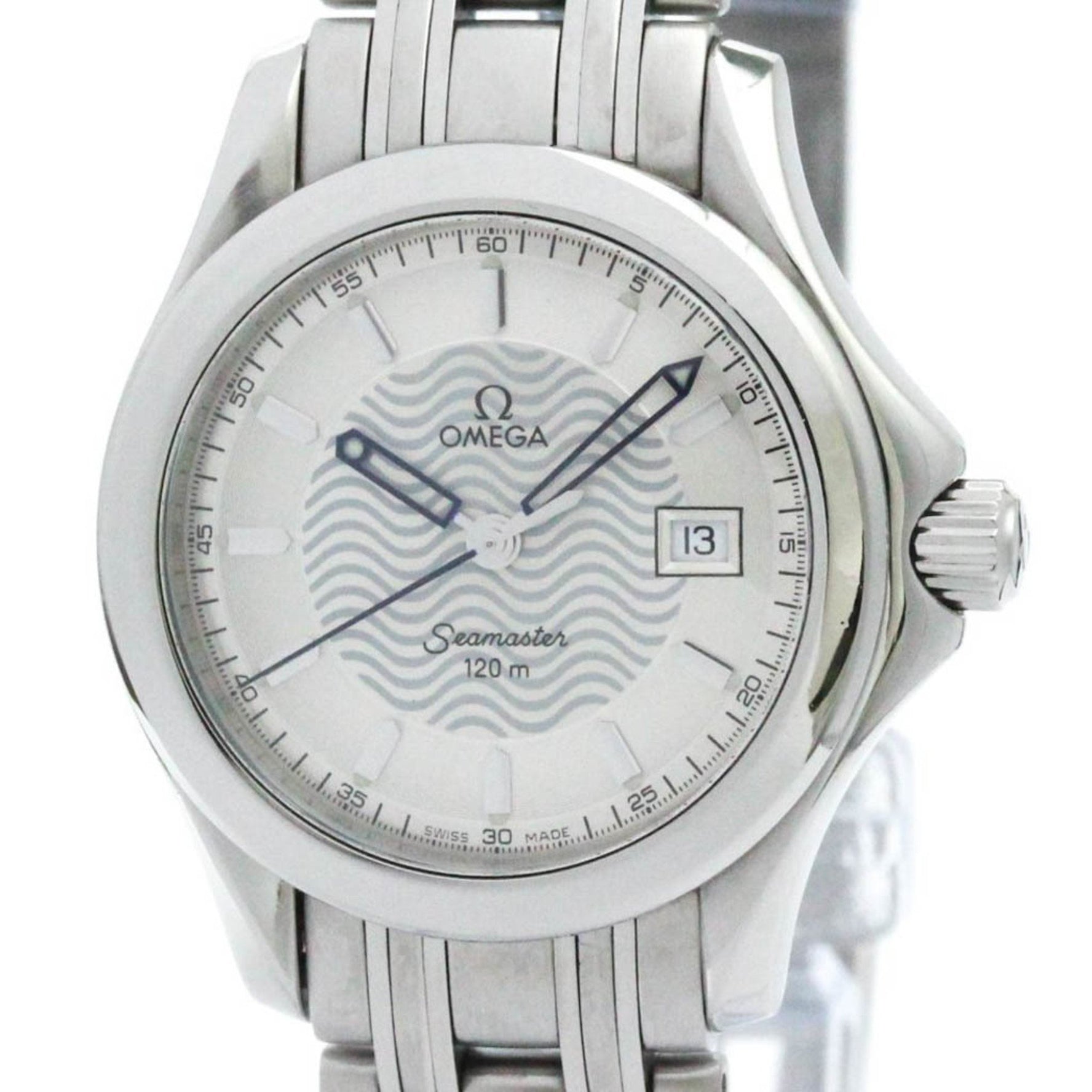 Polished OMEGA Seamaster Steel Quartz Ladies Watch 2581.31