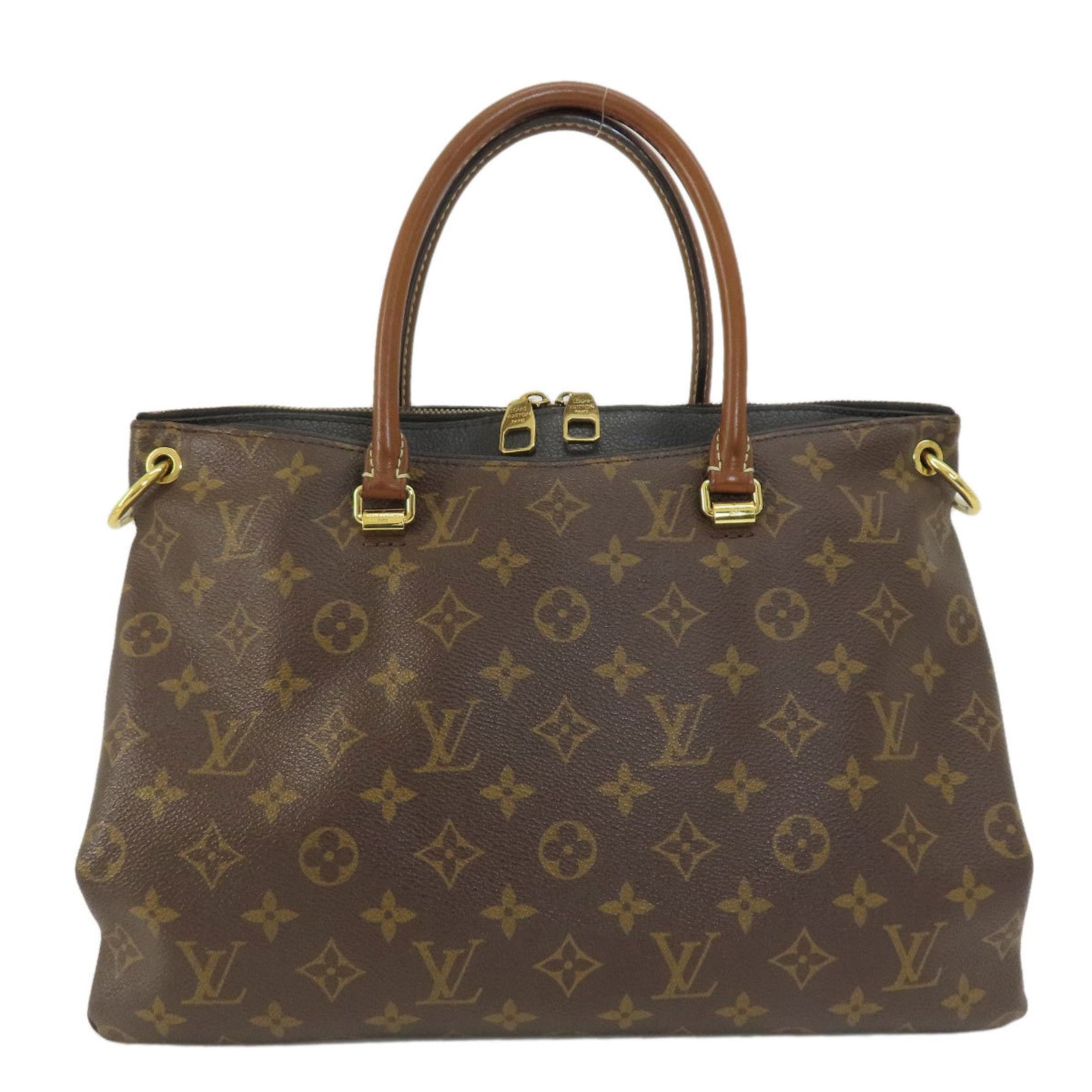Louis Vuitton Pallas MM Monogram Handbag Canvas