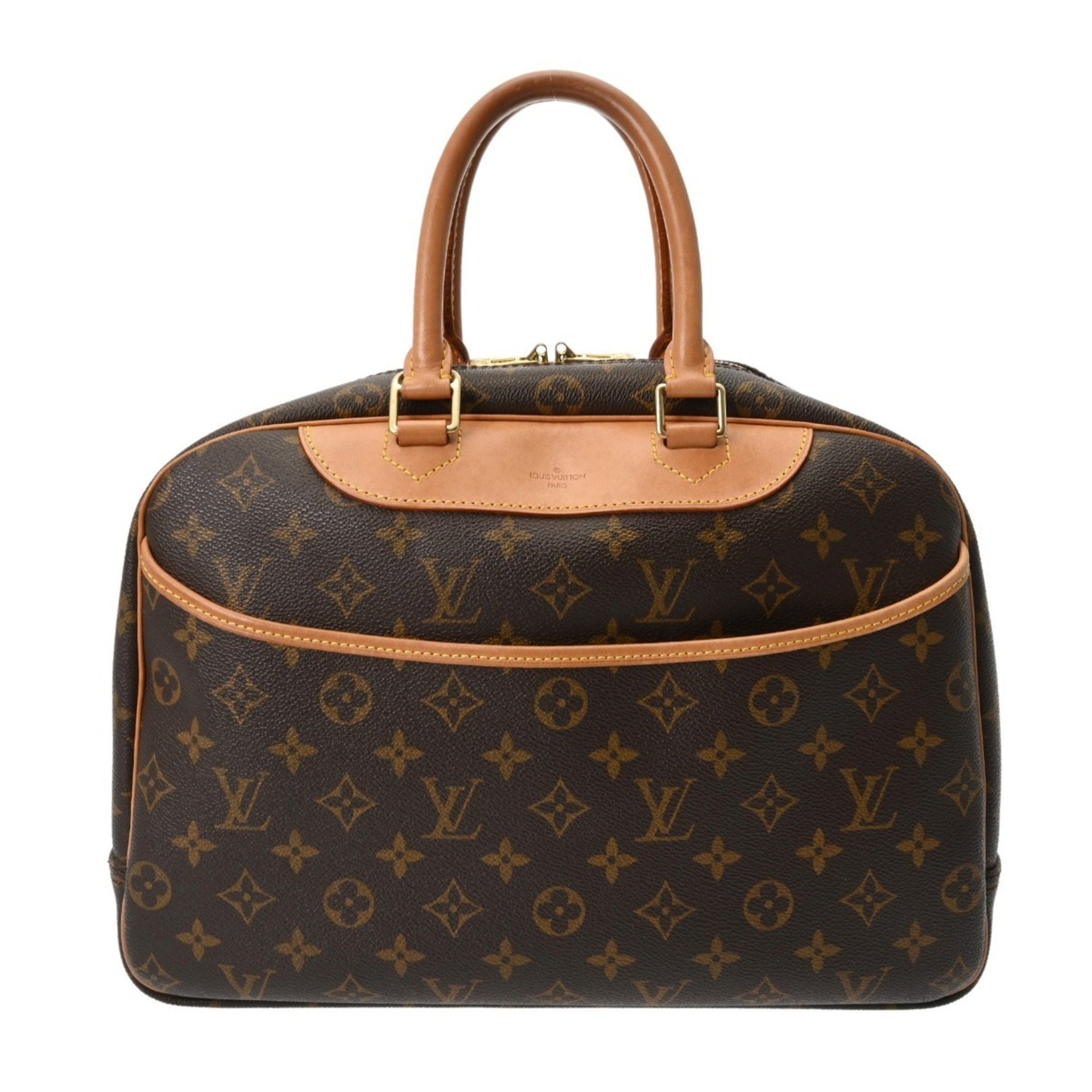 LOUIS VUITTON Monogram Deauville Canvas Handbag