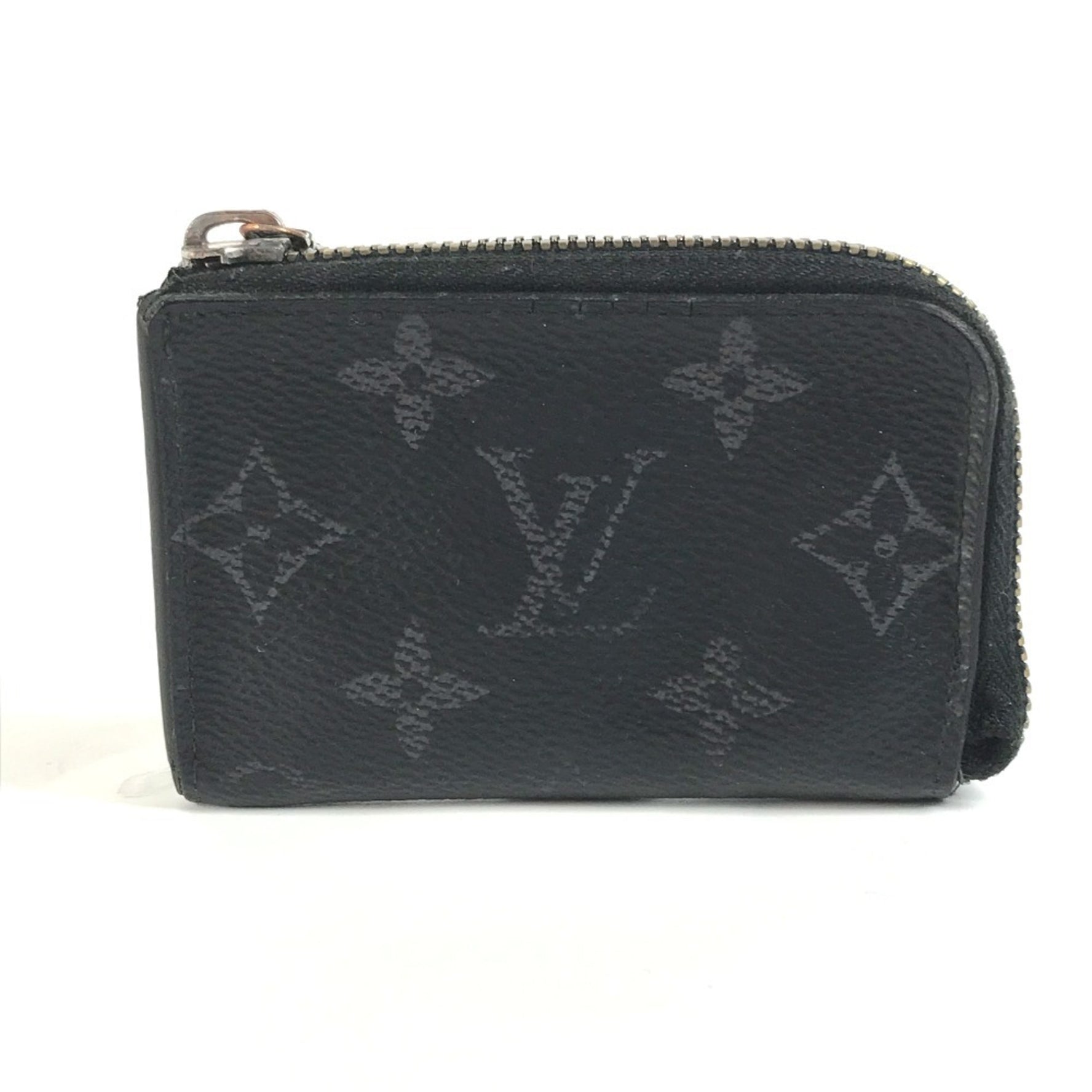 Louis Vuitton Monogram Eclipse Porte Monnaie Jour Wallet Coin Purse Wallet/Coin Case Canvas