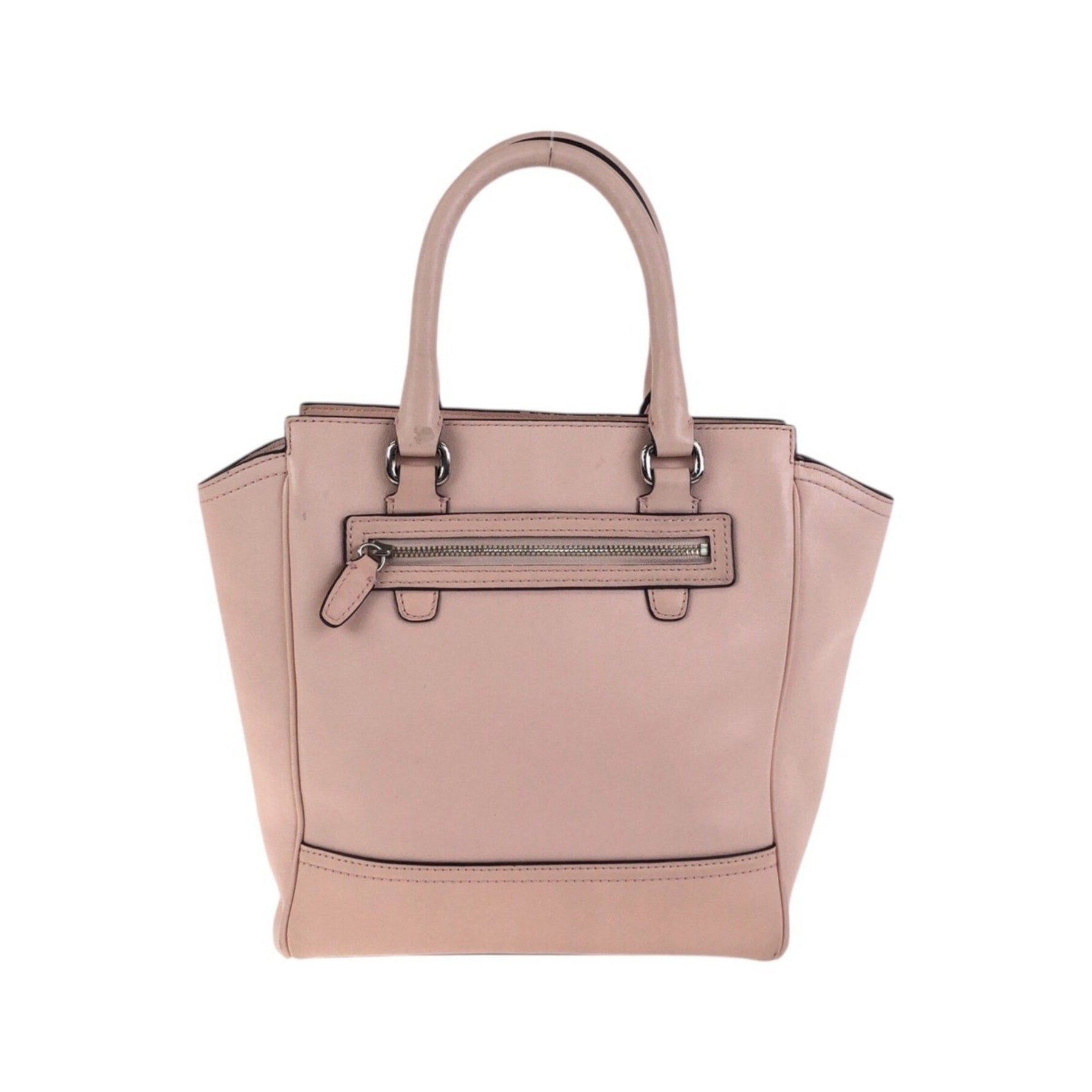 COACH Legacy Mini Tanner Silver Hardware Leather Tote Bag Handbag