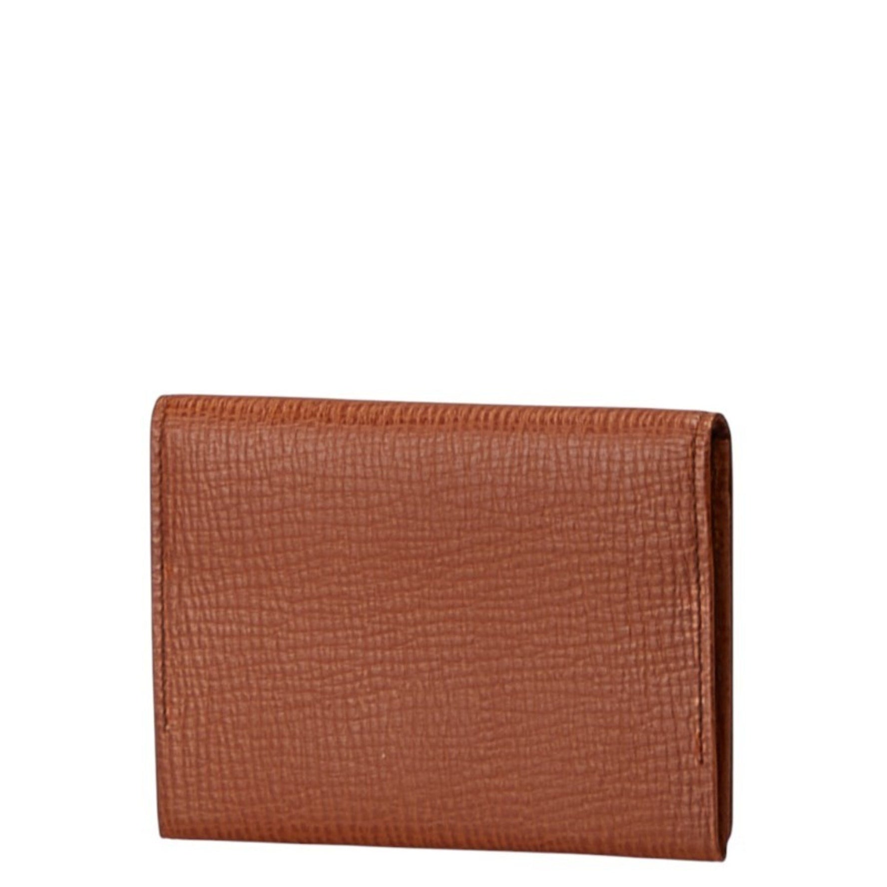 Burberry logo business card holder, leather