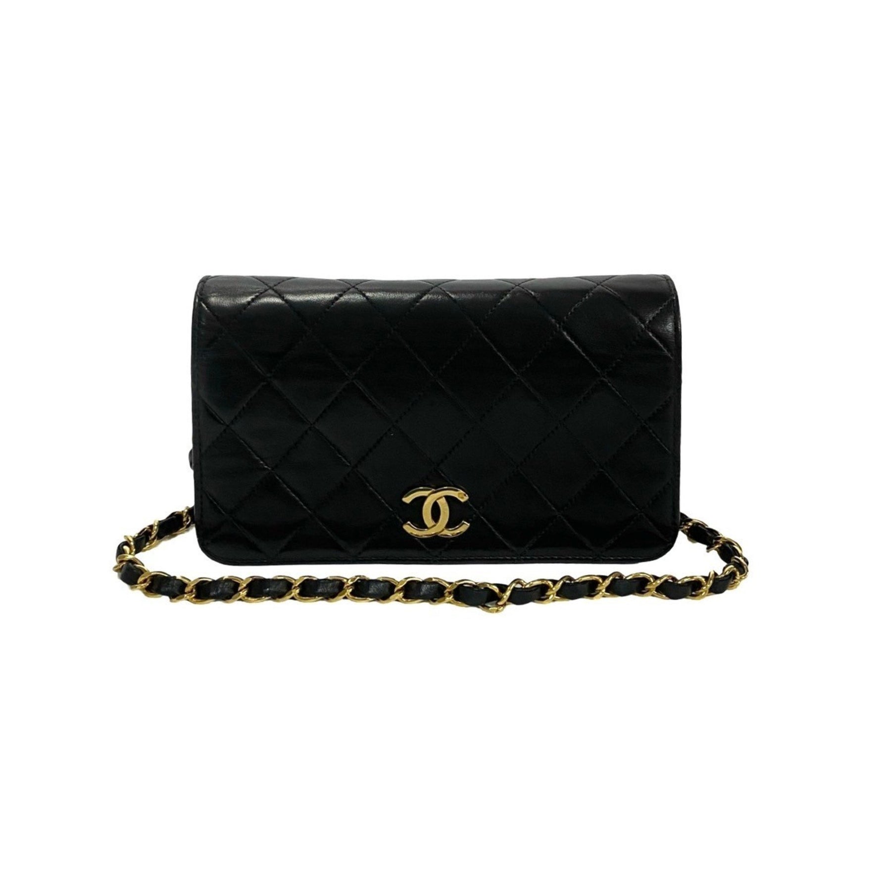 CHANEL Matelasse Coco Mark Lambskin Leather Chain Shoulder Bag, 07553