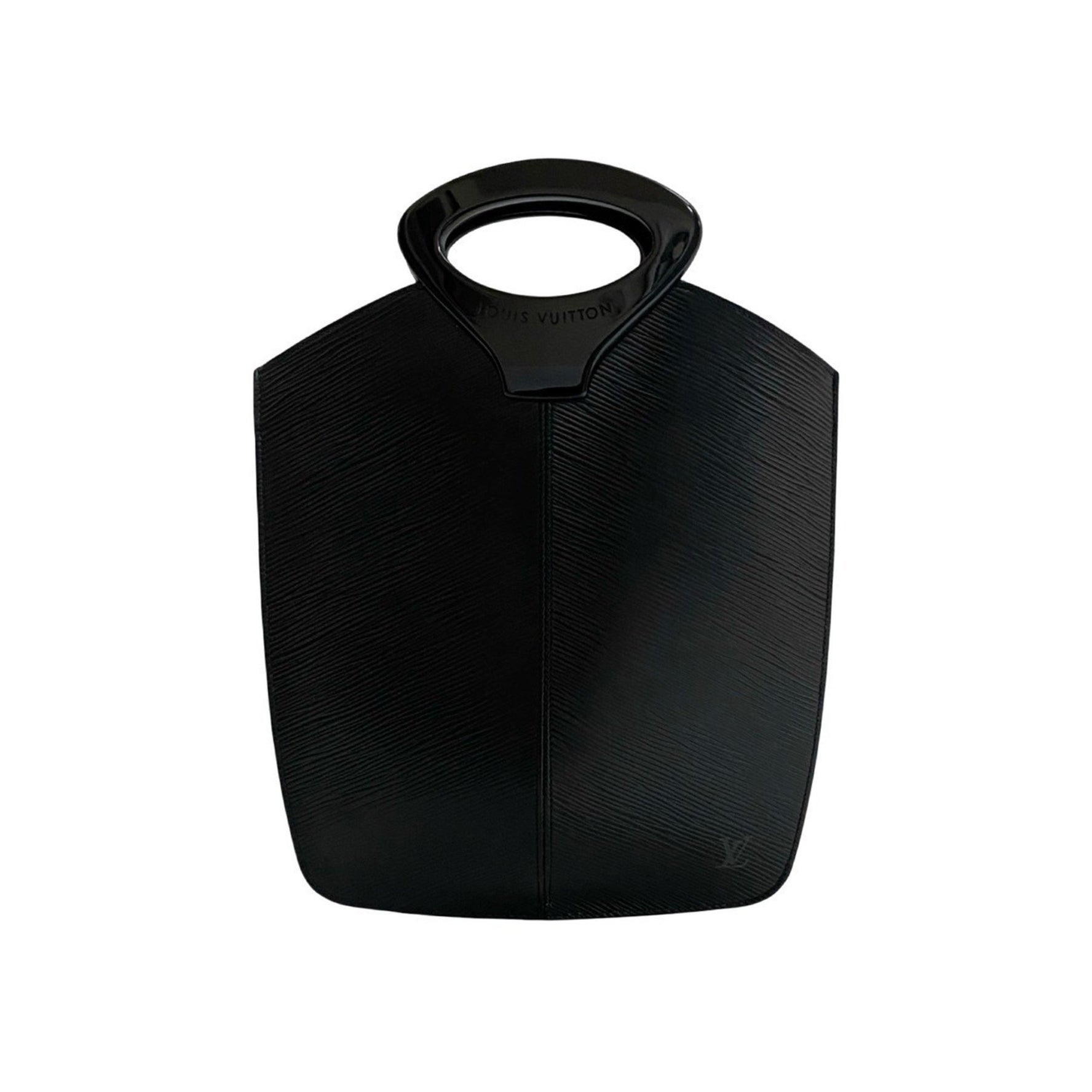 Louis Vuitton Demi Lune Epi Leather Handbag/Mini Tote Bag in Noir