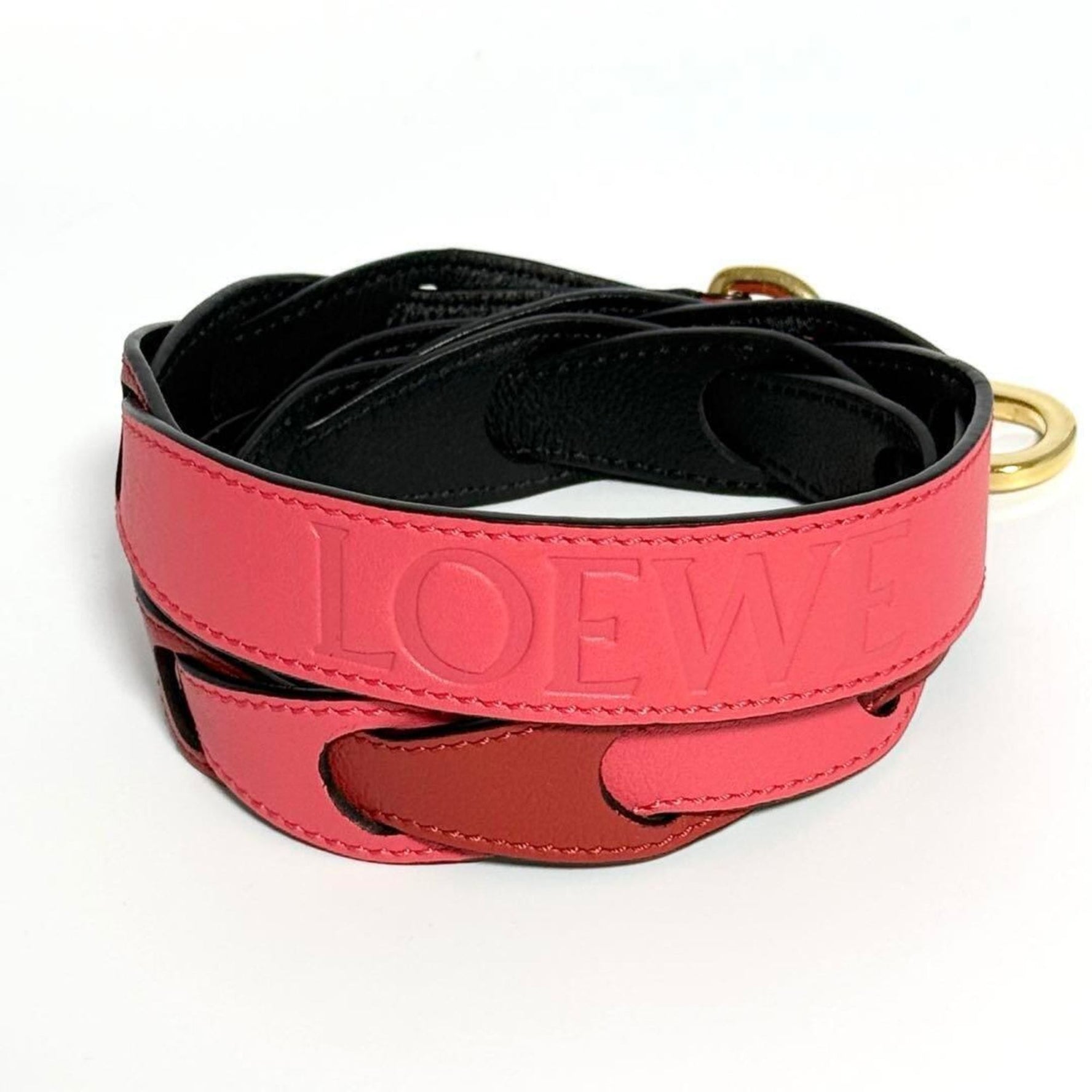 Loewe Shoulder Bag Strap Belt Red