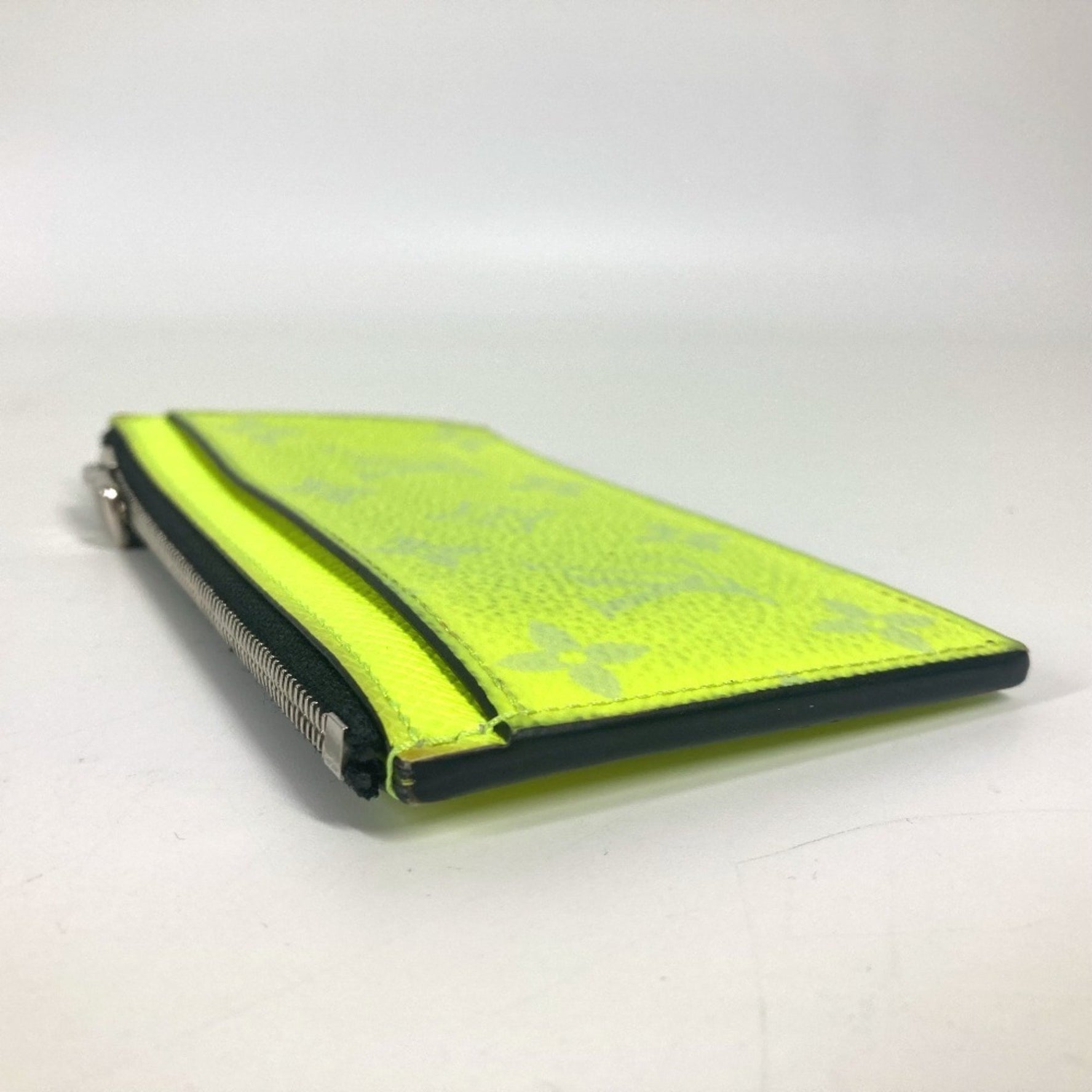 Louis Vuitton Taiga Rama Coin Card Holder Business Case Pass Wallet Fragment Leather Monogram Canvas Men's