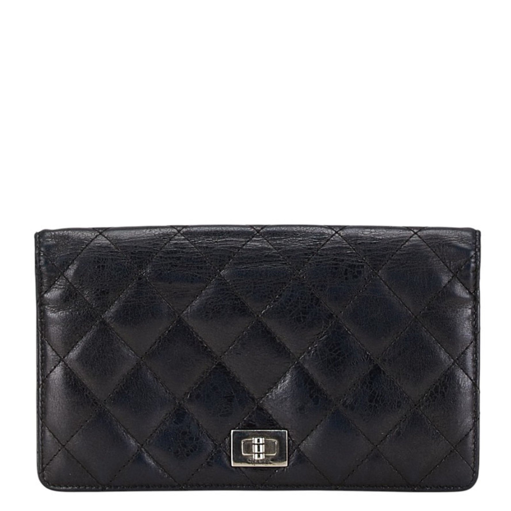 CHANEL Matelasse Long Wallet Lambskin