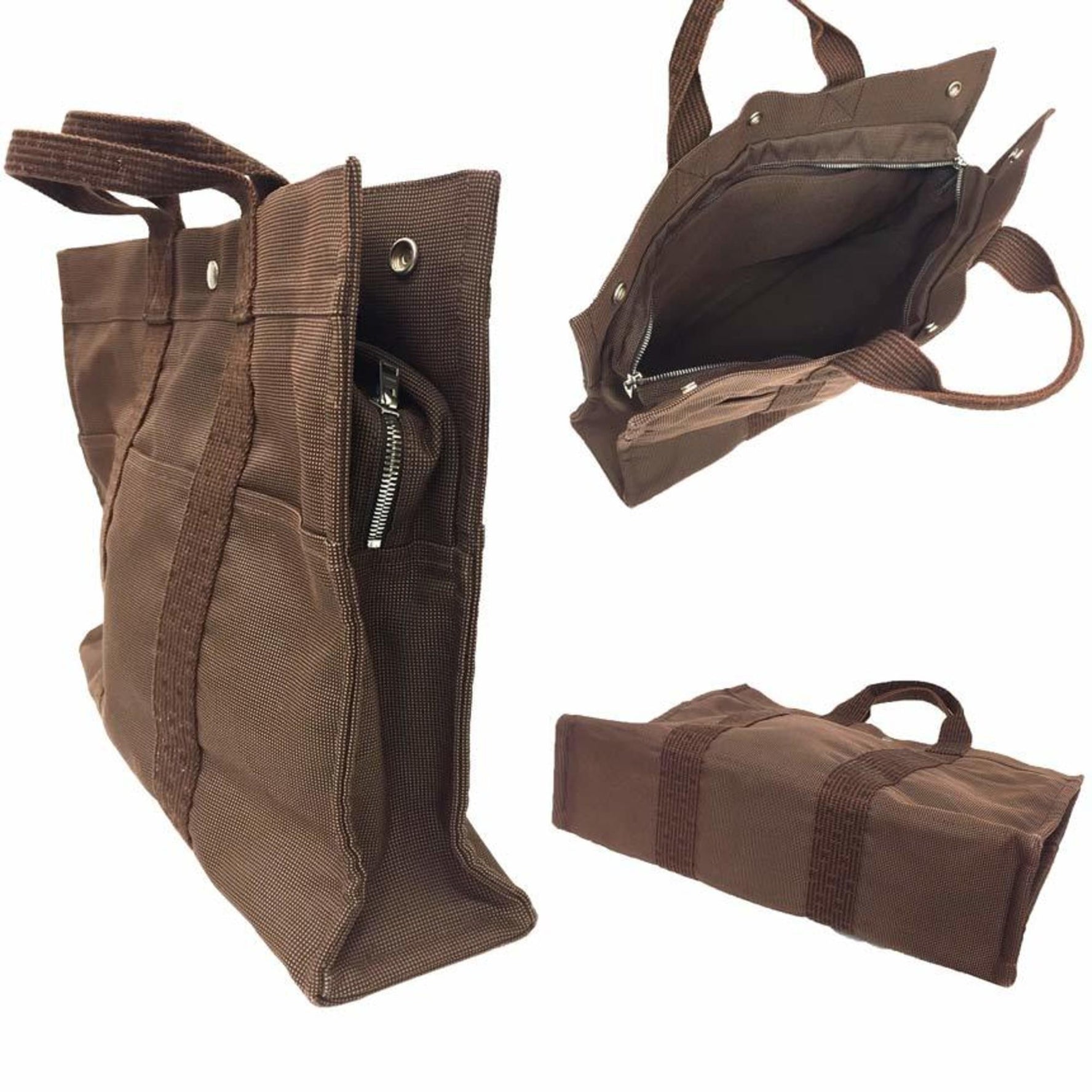 Hermes Hermès Air Line Tote Bag MM SAC DE VOYAGE HERLINE Nylon Canvas Men's/Women's