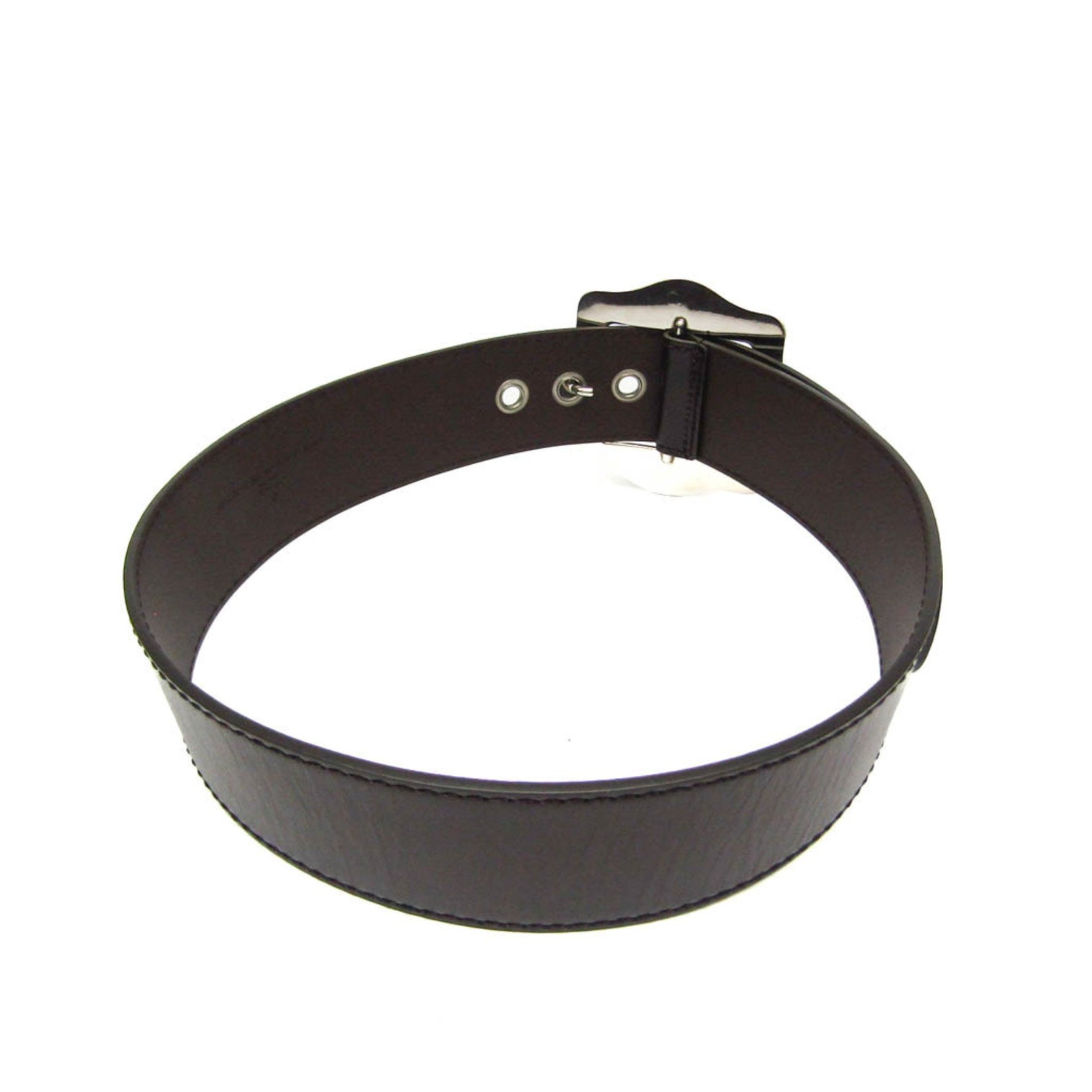 Gucci Square Buckle Men,Women Leather Standard Belt 75