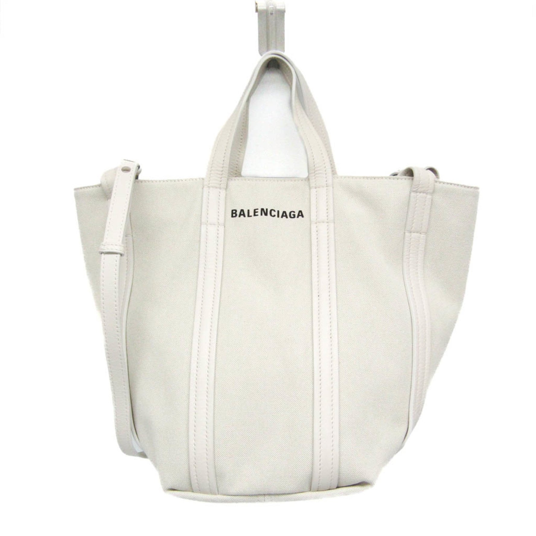 Balenciaga EVERYDAY 2.0 SMALL SORTH SOUTH Canvas,Leather Handbag,Shoulder Bag