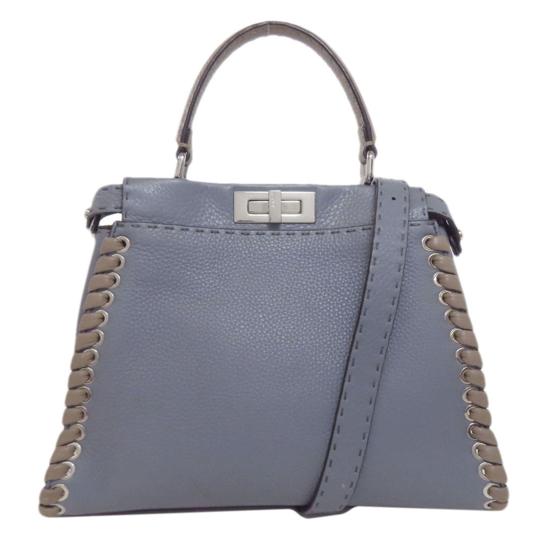 Fendi Peekaboo Selleria Handbag in Calfskin