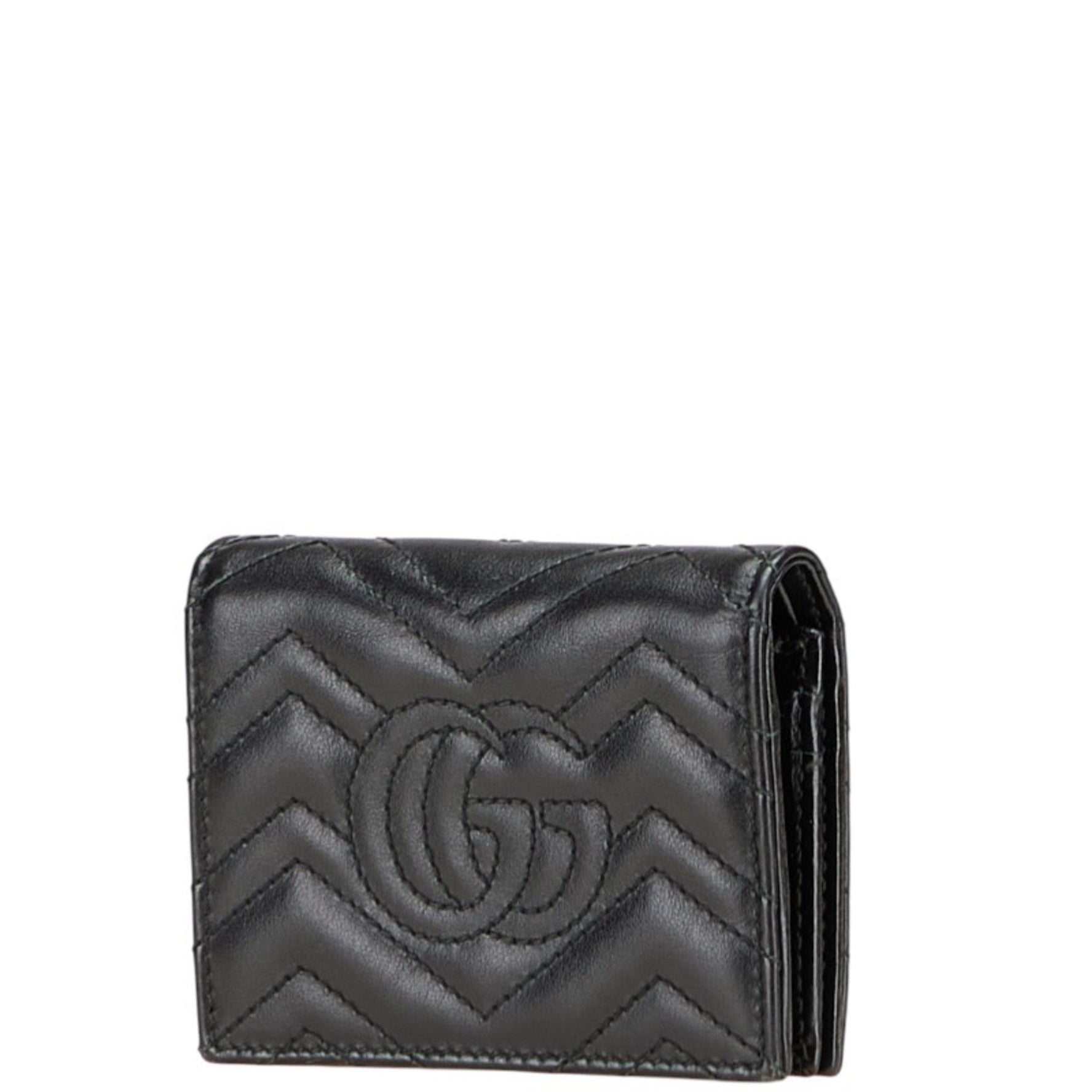 Gucci GG Marmont Compact Bifold Wallet Leather