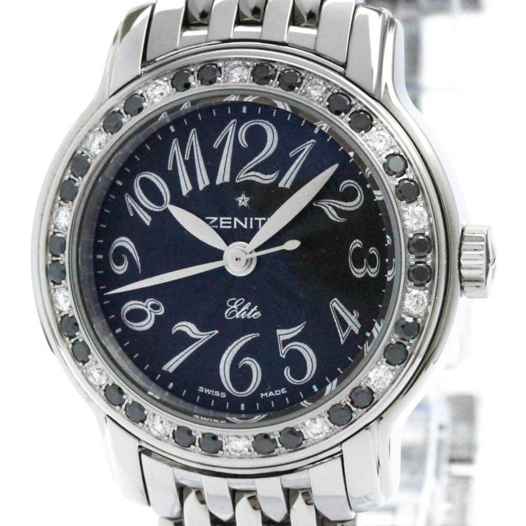 ZENITH Baby Star Daimond Stainless Steel Automatic Watch 16.1221.67 BF571674