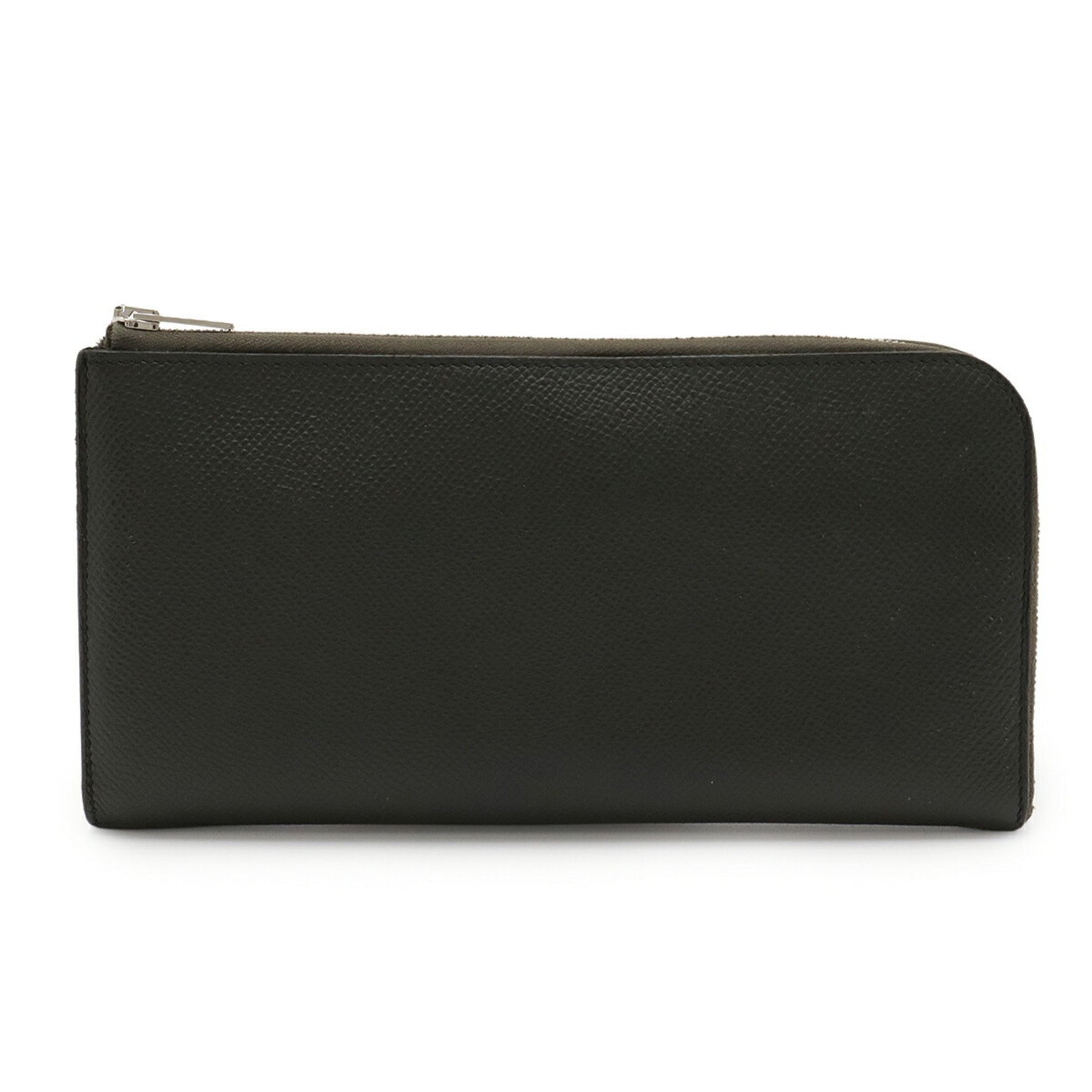 HERMES Remix Combine Duo L-Shaped Long Wallet, Epsom Leather, A Stamp, Coin Case Missing