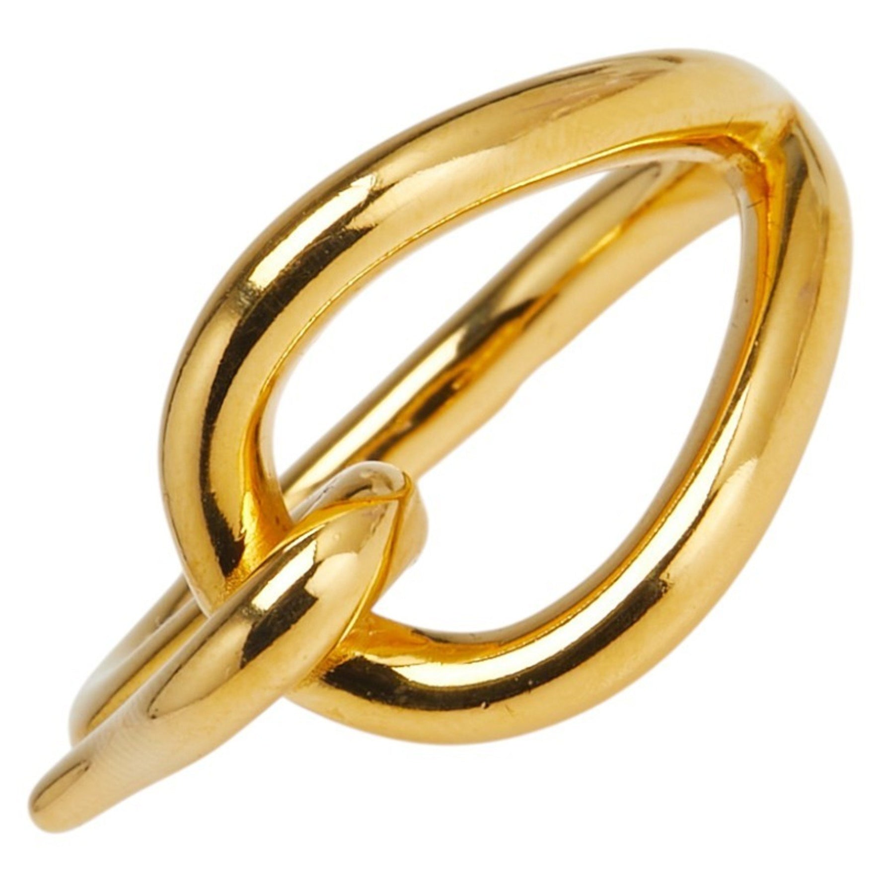 Hermes Jumbo Scarf Ring, Plated