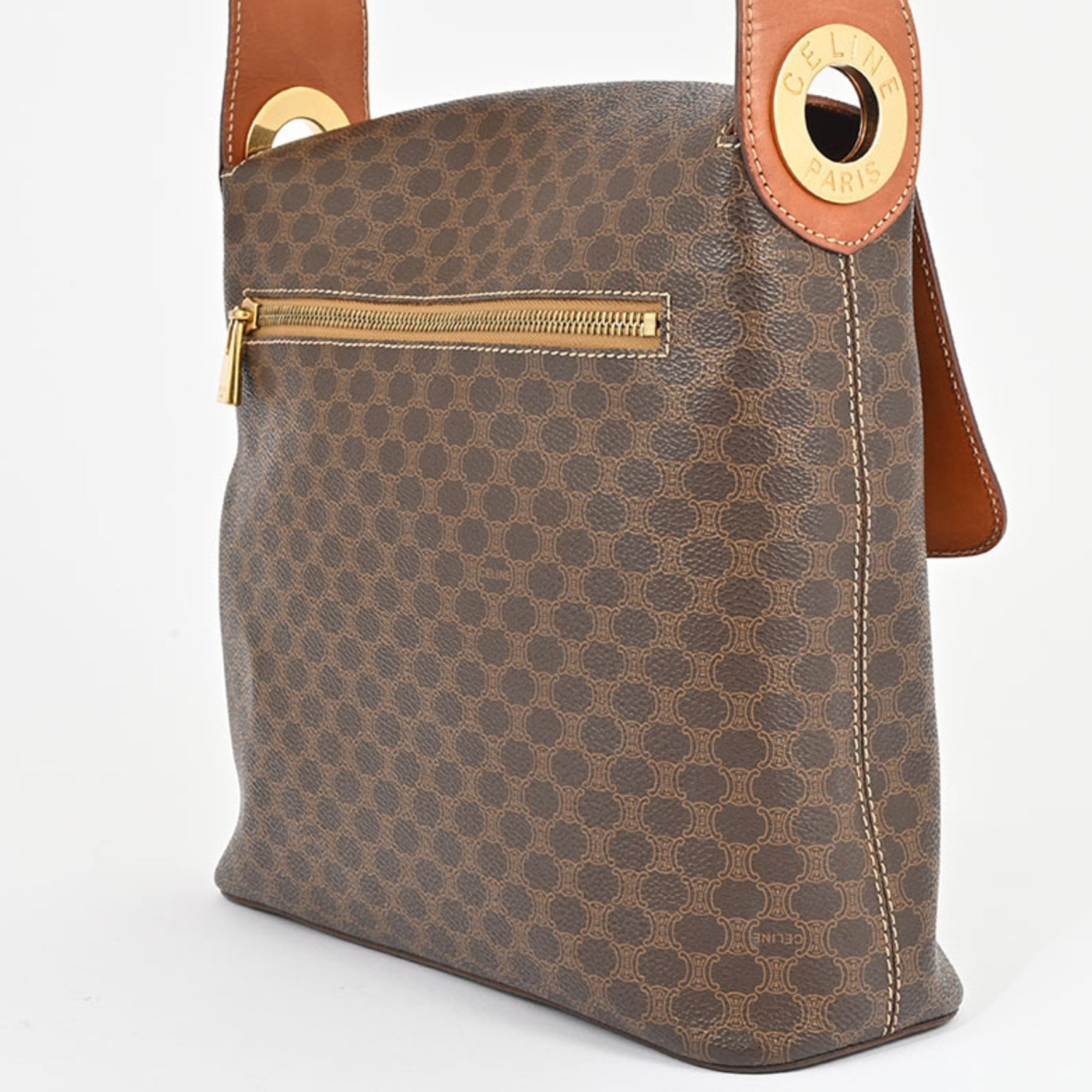 Celine Macadam Bag PVC | Leather Flap Old