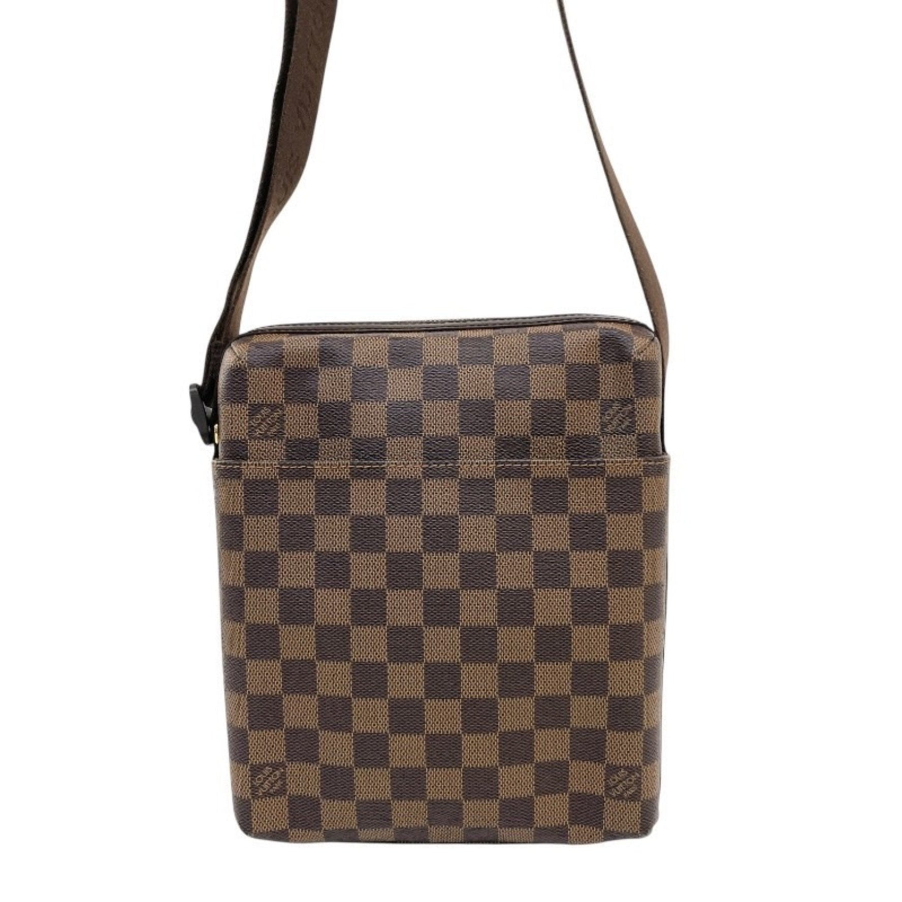 Louis Vuitton Trotter Bobur Shoulder Bag Damier Ebene