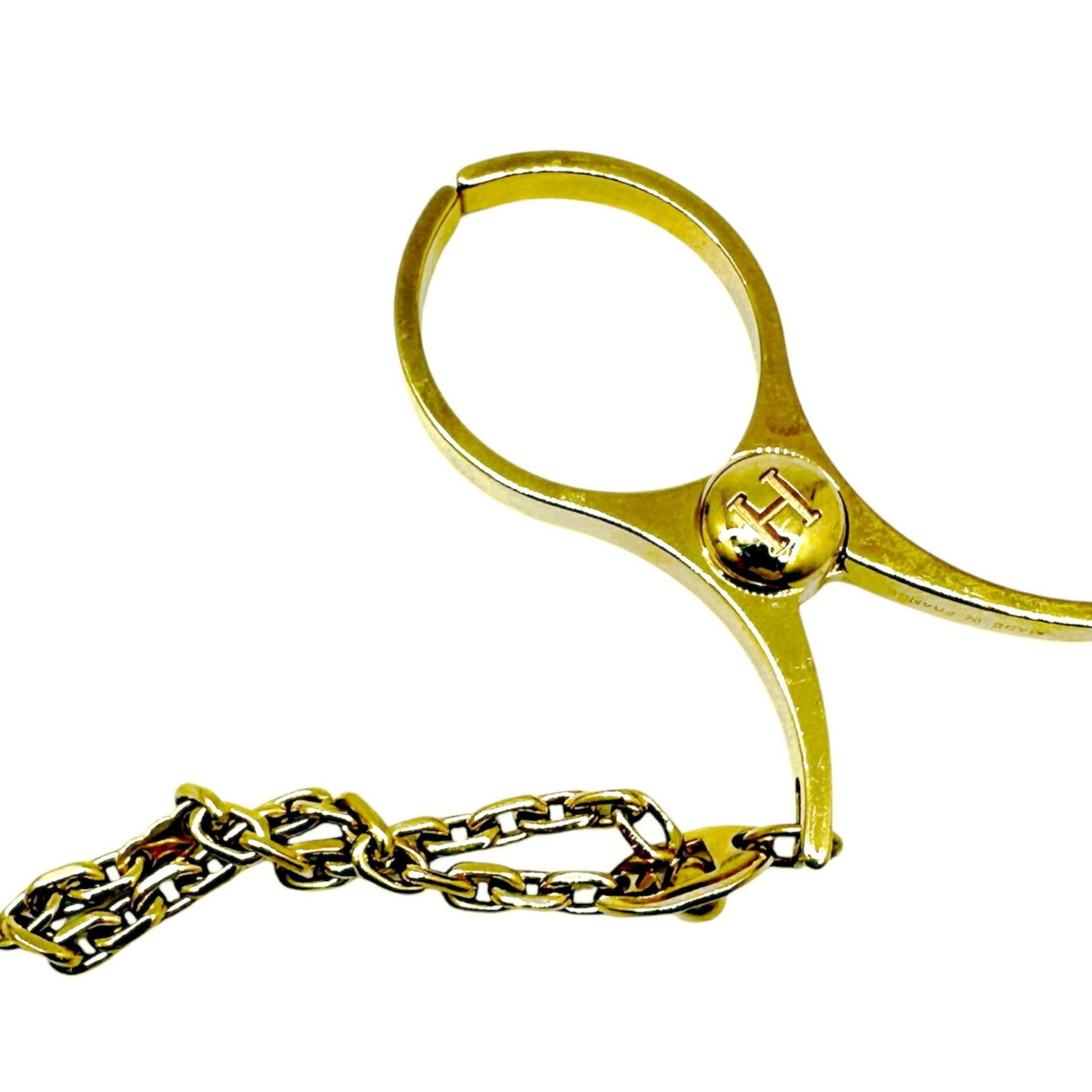 HERMES Glove Holder Clip Bag Charm Men Women Accessories Small Items