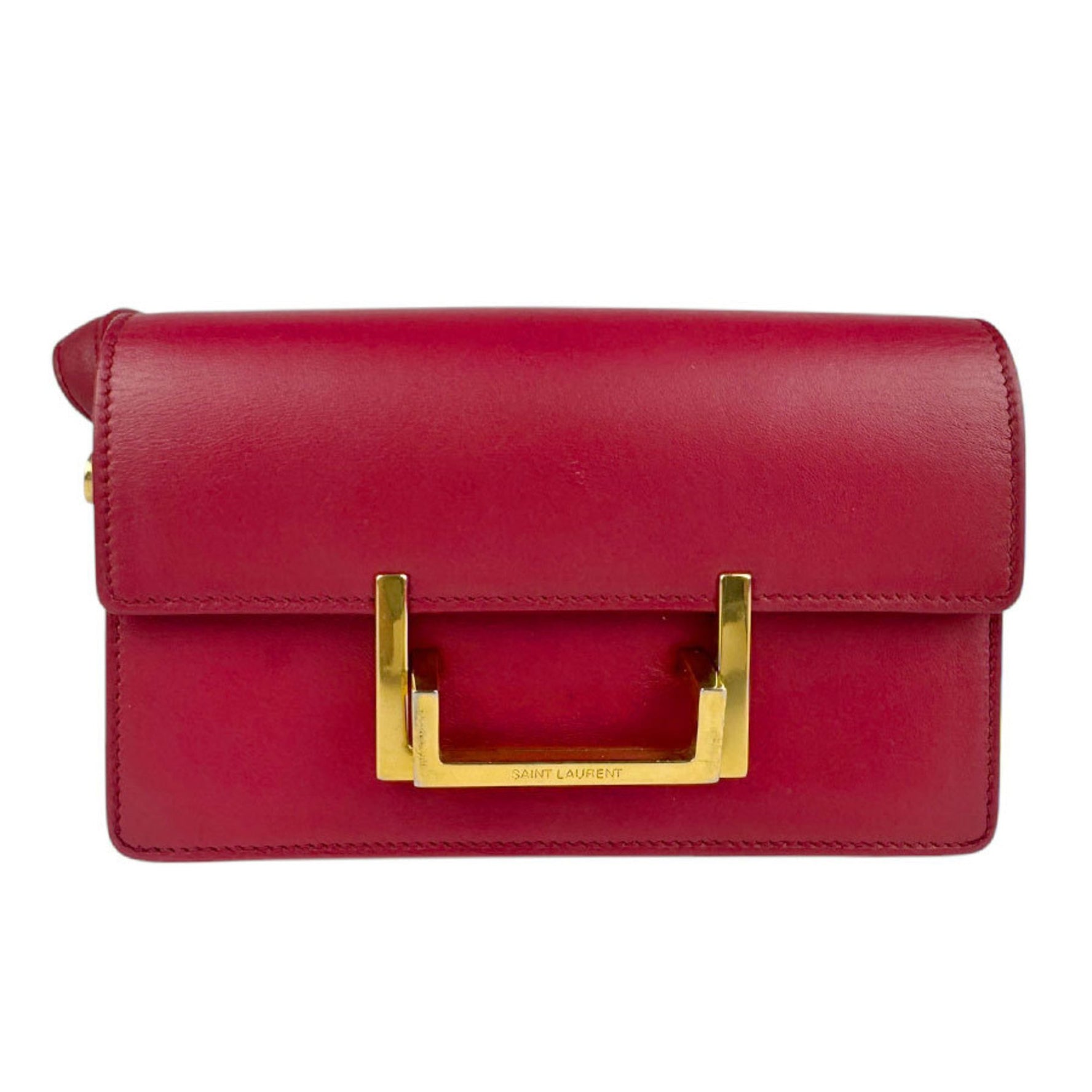 Saint Laurent shoulder bag classic loulu leather gold