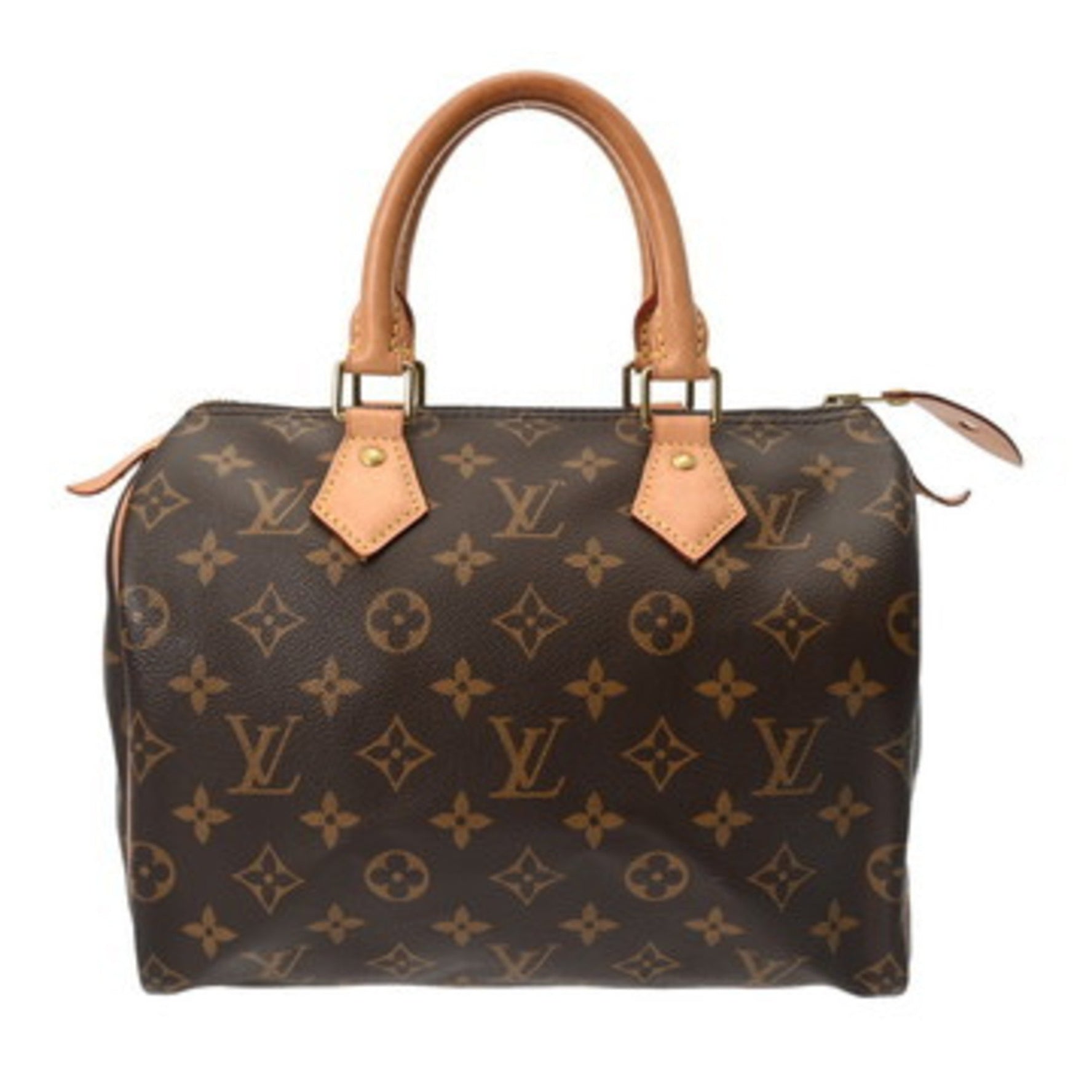 LOUIS VUITTON Monogram Speedy 25 New Model Canvas Handbag